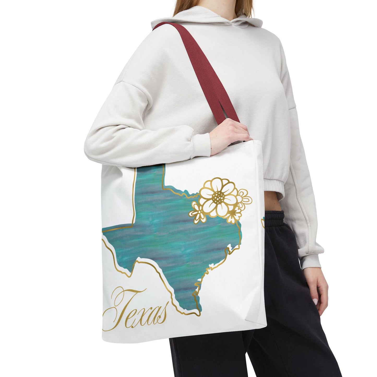 🎨 Texas State Floral Tote Bag – Elegant, Practical & Southern Charm 🌸