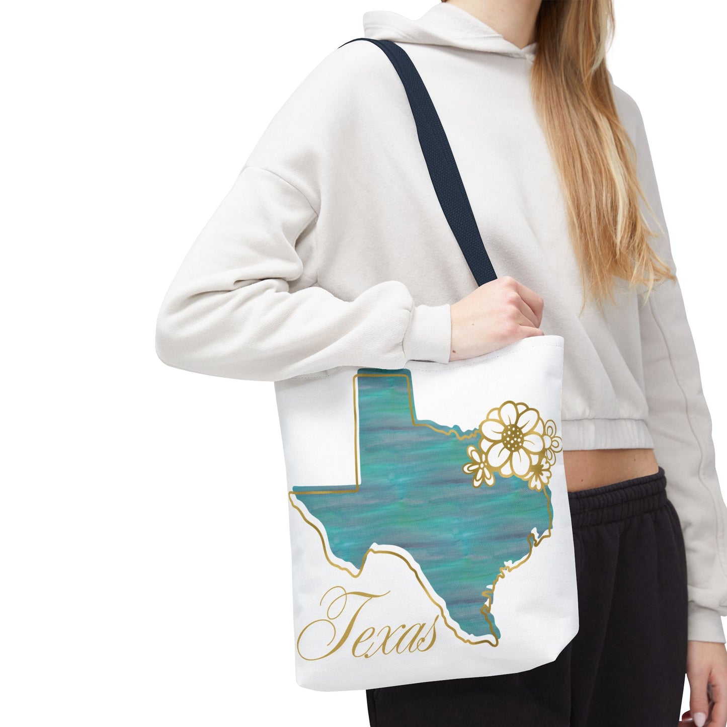 🎨 Texas State Floral Tote Bag – Elegant, Practical & Southern Charm 🌸