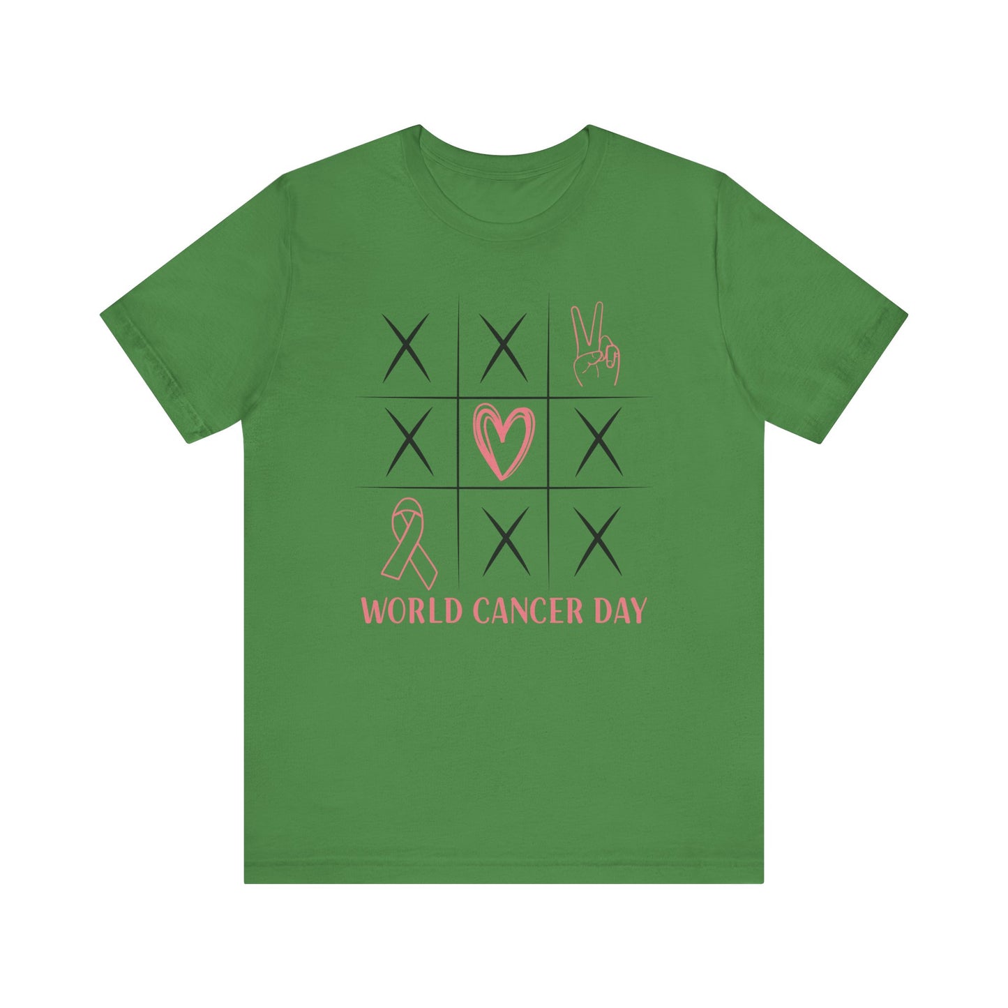 🎗️ World Cancer Day Awareness T-Shirt – Peace, Love & Hope 💕