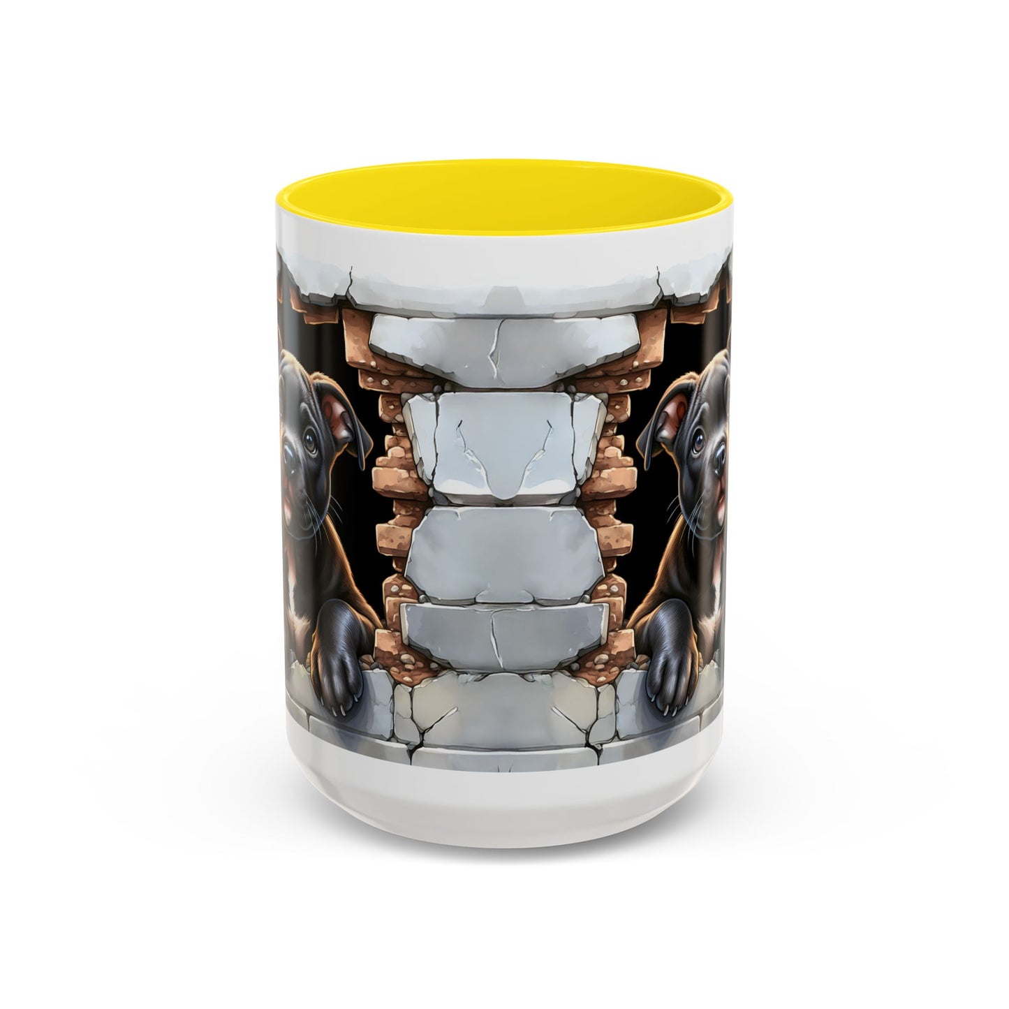 🐶☕ Pit Bull Puppy Accent Mug – Cute Breakthrough Pup Design ✨