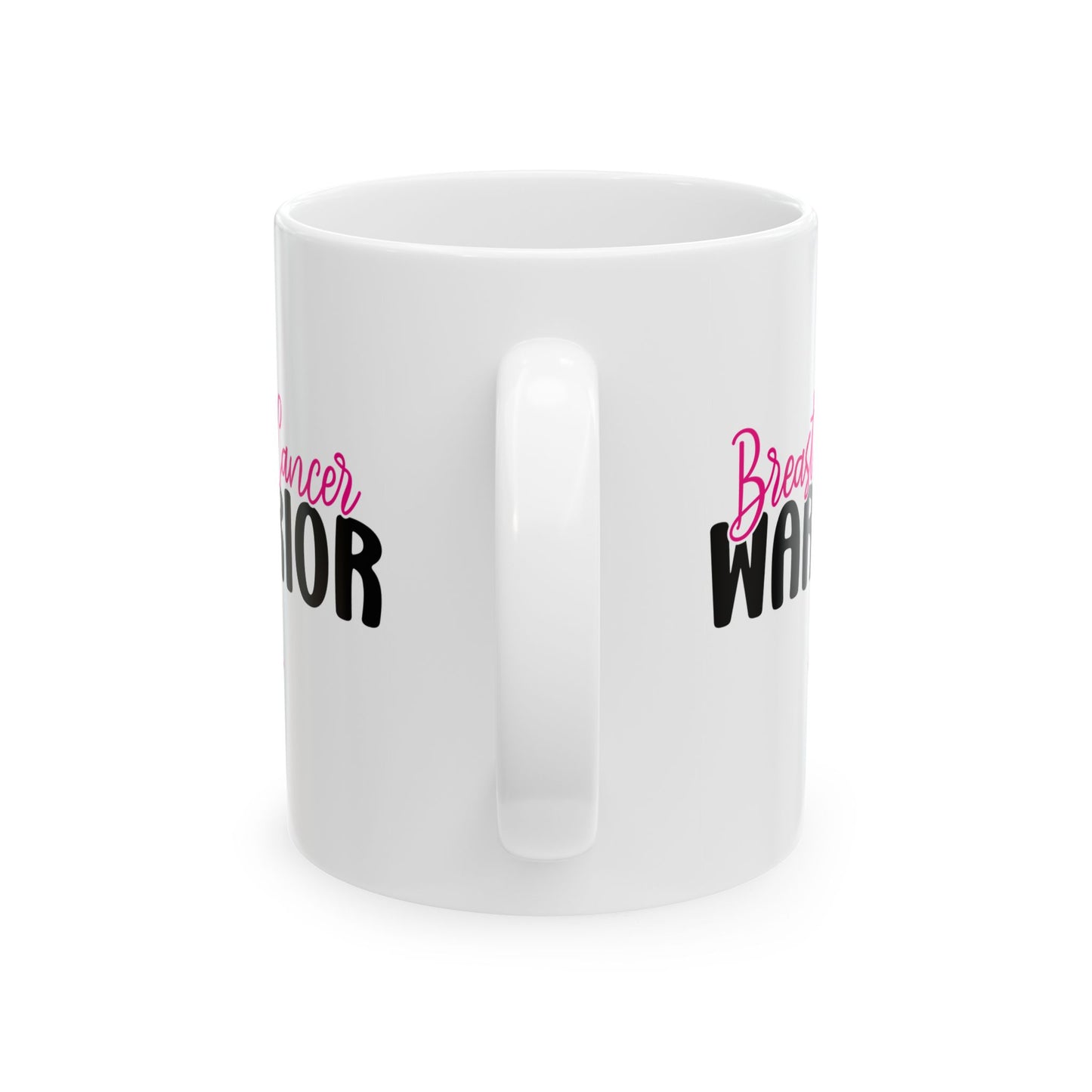 🎀 Breast Cancer Warrior Mug – Strength in Every Sip 💪