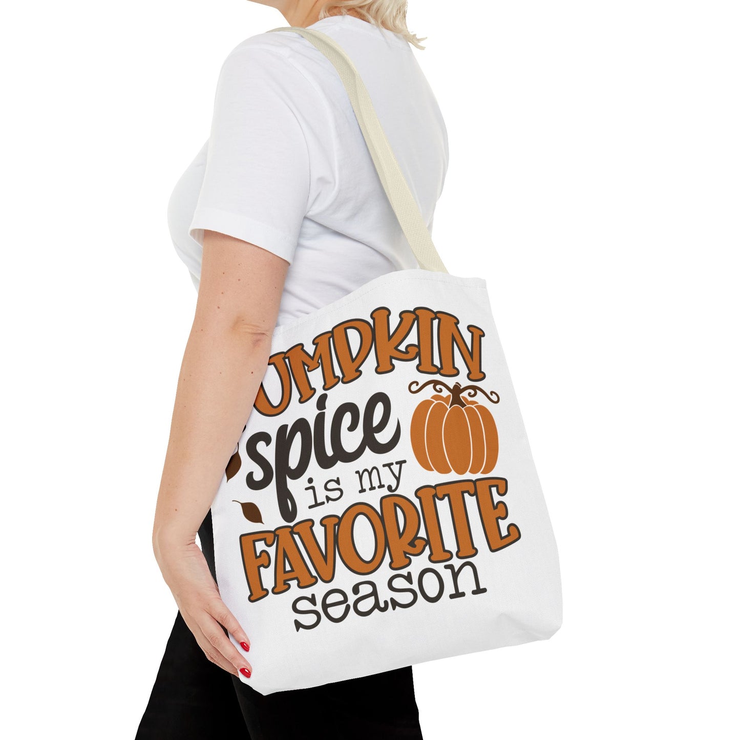 🎃 Pumpkin Spice Is My Favorite Season Tote Bag – Fall Vibes You Can Carry 🍂👜
