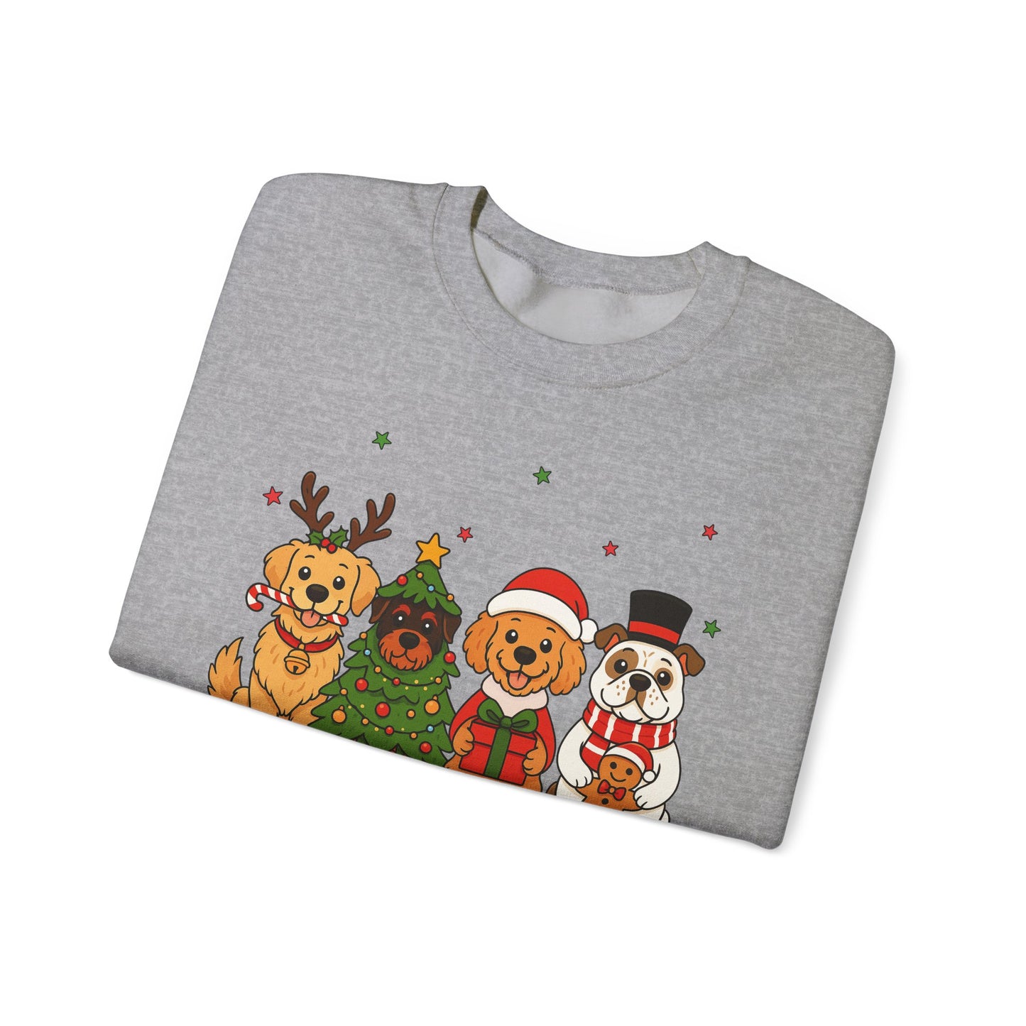 🐶🎄 Merry Woofmas Sweatshirt – Festive Dog Lovers Holiday Crewneck