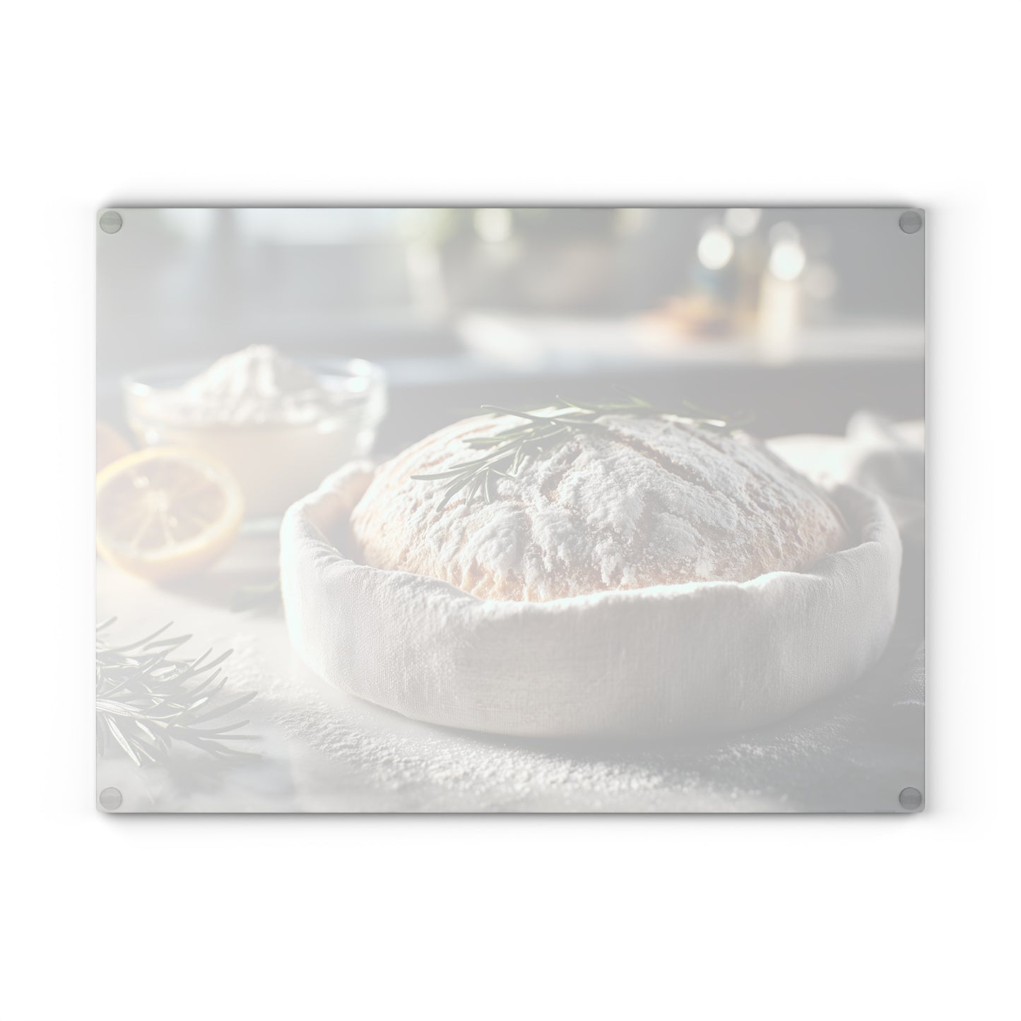 🍋🌿 Rustic Kitchen Bread & Herbs Cutting Board – Freshly Baked Charm for Your Kitchen 🍞