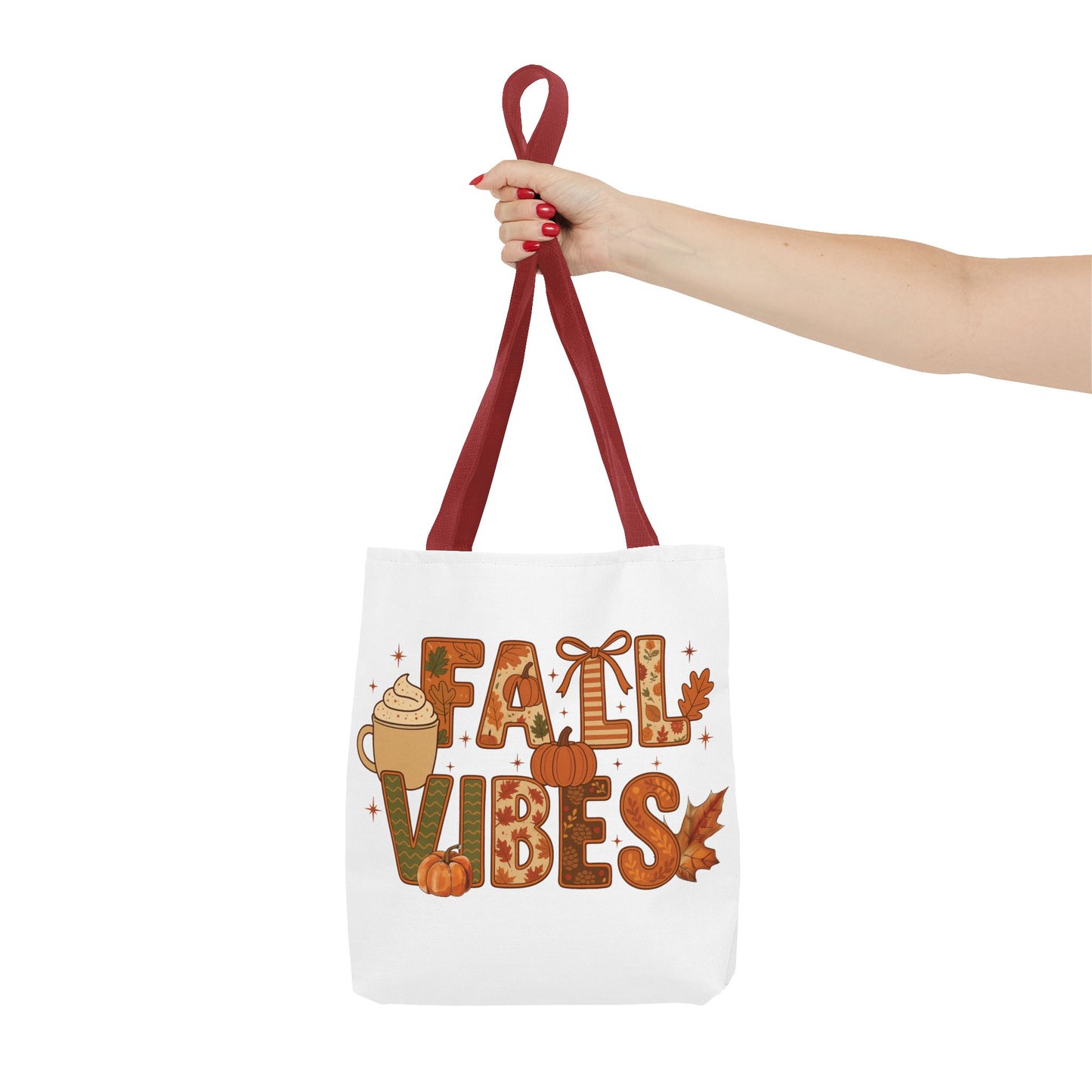 🍁 Fall Vibes Tote Bag – Cozy Comfort for Your Autumn Adventures 🎃☕