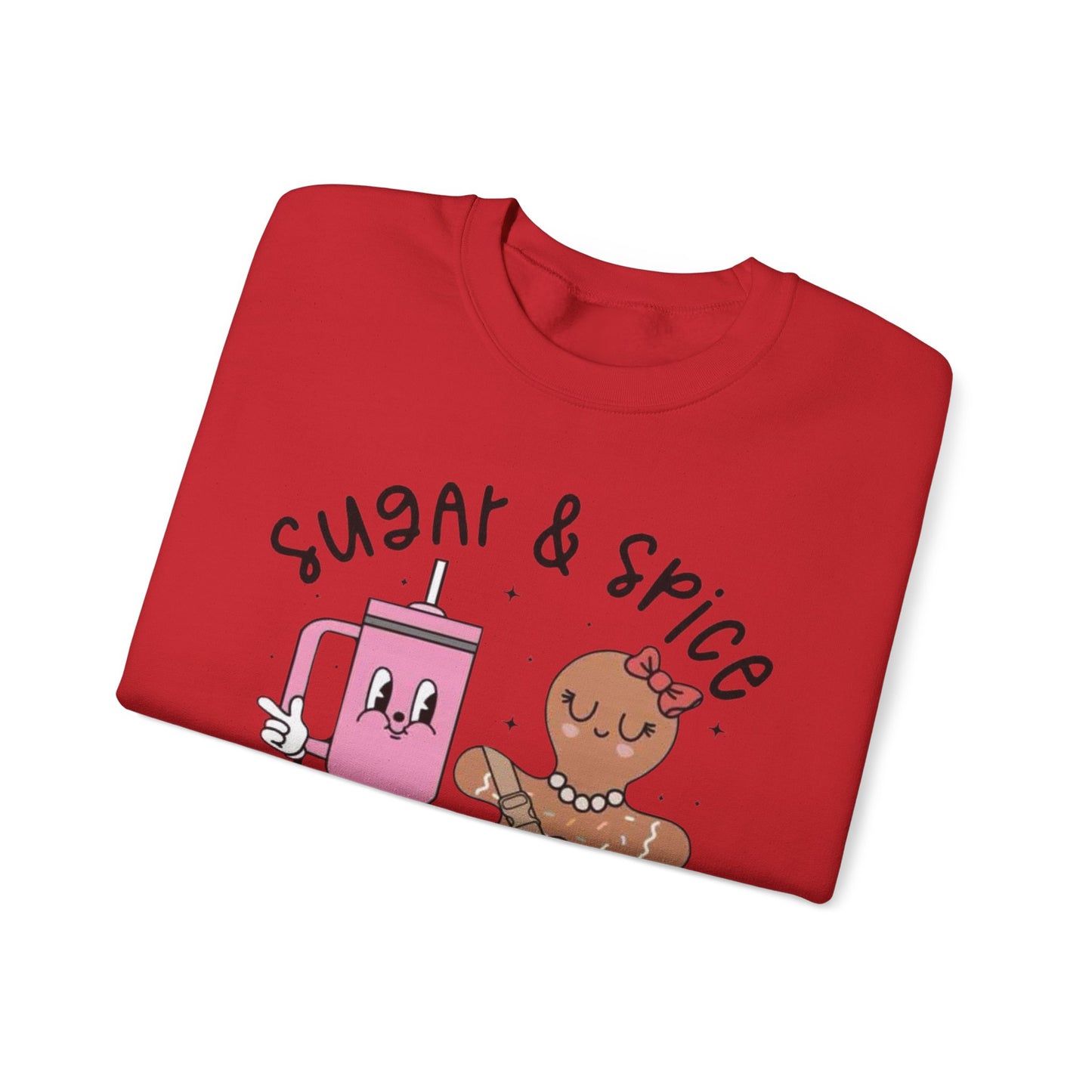 🍬✨ Sugar & Spice Sweatshirt – Sweet Gingerbread & Cozy Vibes 🎄☕