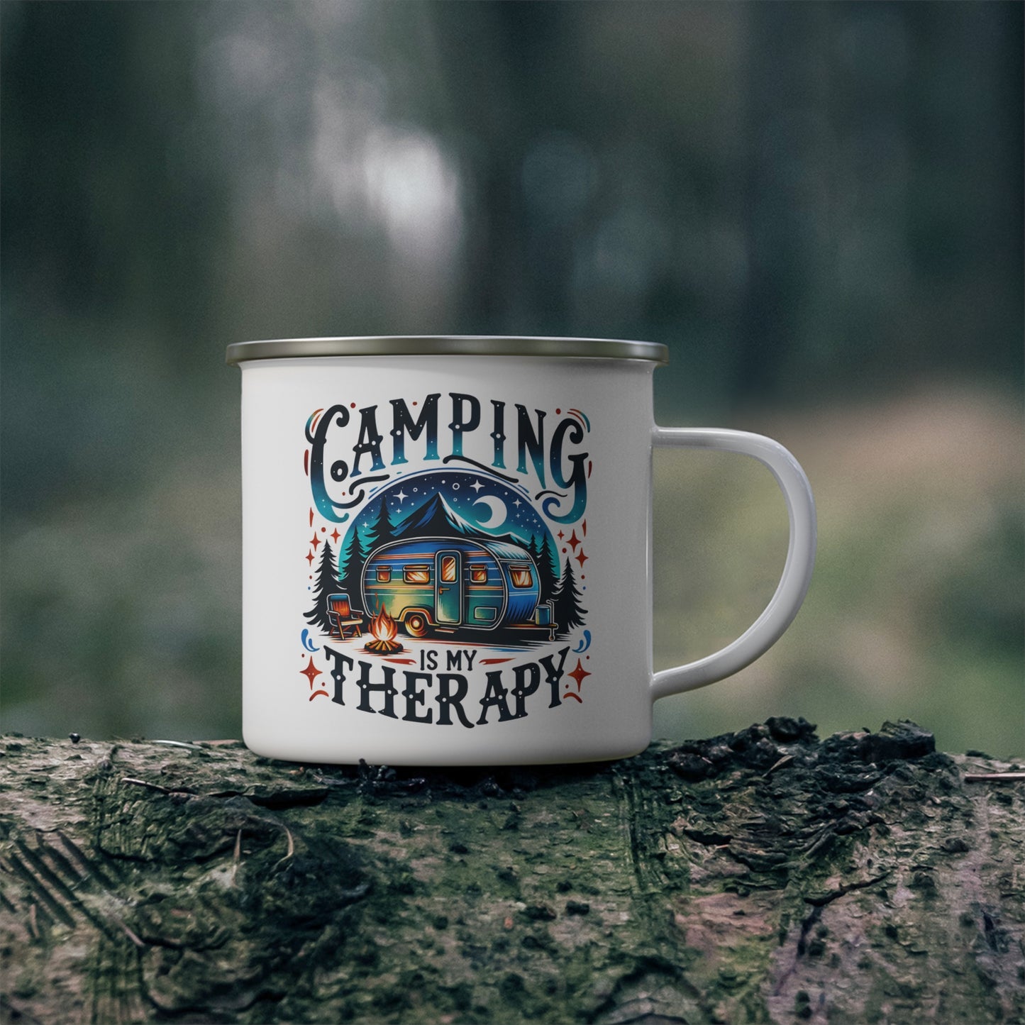 🏕️ Camping Mug – The Perfect Mug for Your Outdoor Adventures! 🌲