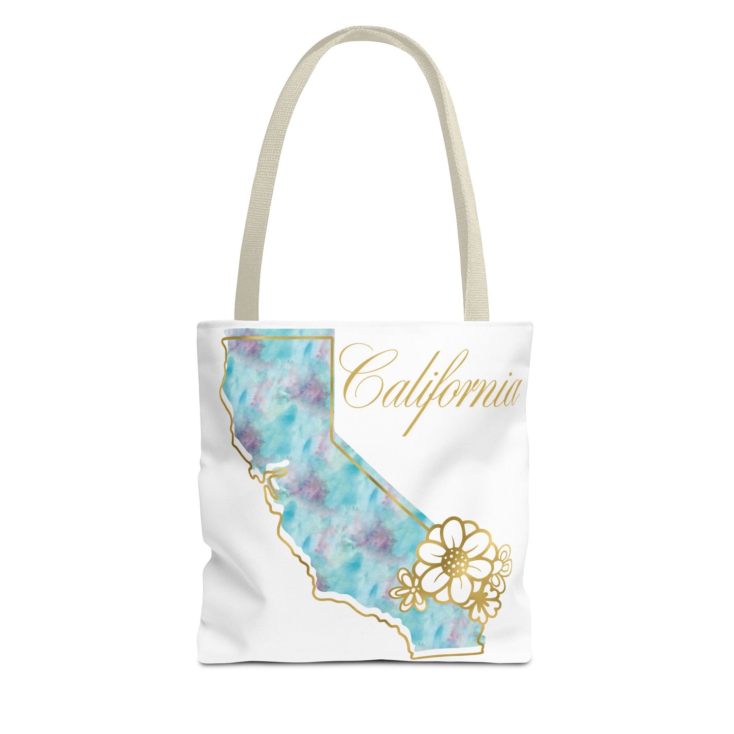 🌸 California State Floral Tote Bag – Elegant, Artistic & Practical 👜