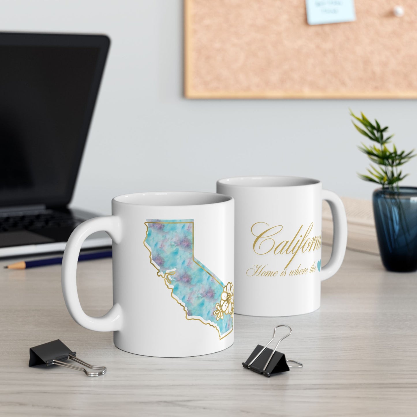 ☕ Home is Where the ❤️ Is – California Mug – Golden State Morning Bliss 🌅