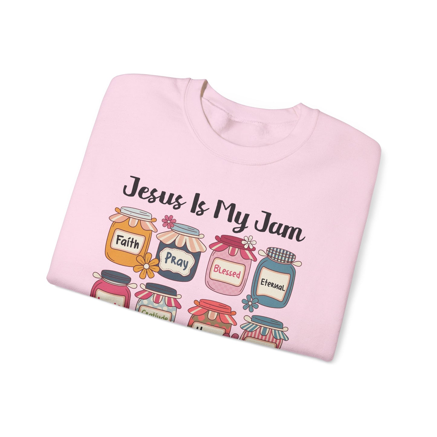 🙌✨ Jesus Is My Jam Sweatshirt – Faith, Love & Hope in Style 💖