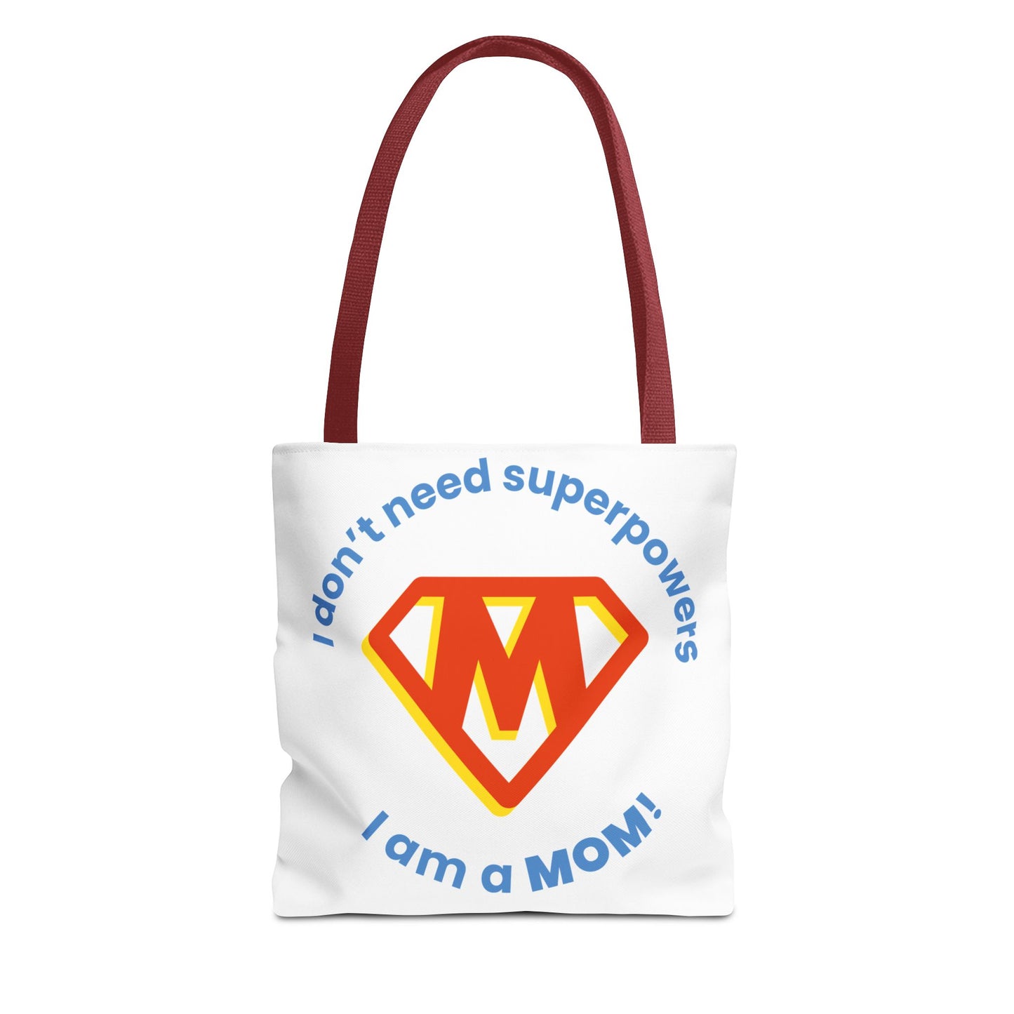¡No necesito superpoderes, soy MAMÁ! – Bolsa de tela divertida y empoderadora para mamás 💖