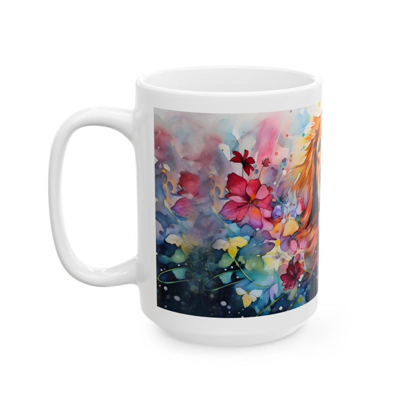 🐕 Watercolor Golden Retriever Mug – A Heartwarming Tribute to Your Furry Friend! 🌸
