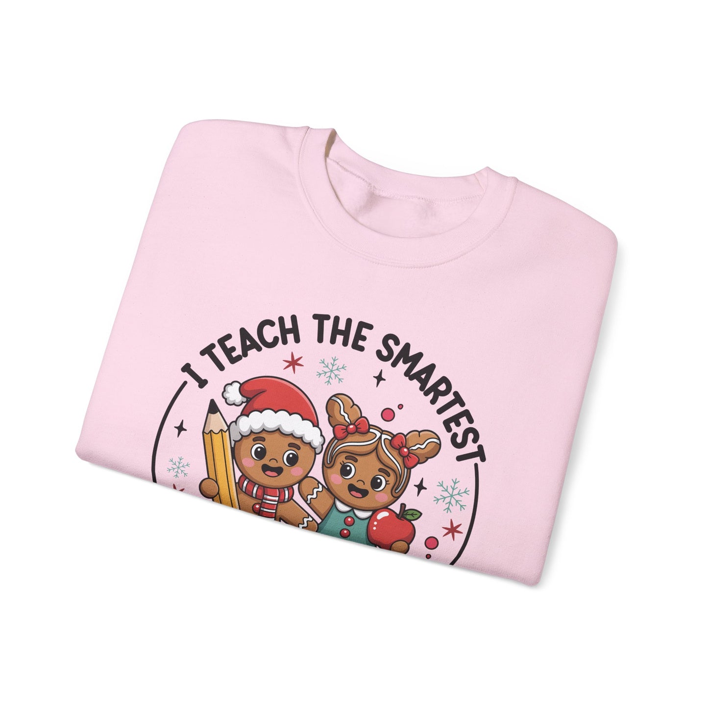 🍪✏️ Smartest Cookies Teacher Sweatshirt – Cute Gingerbread Classroom Vibes 🍎❄️