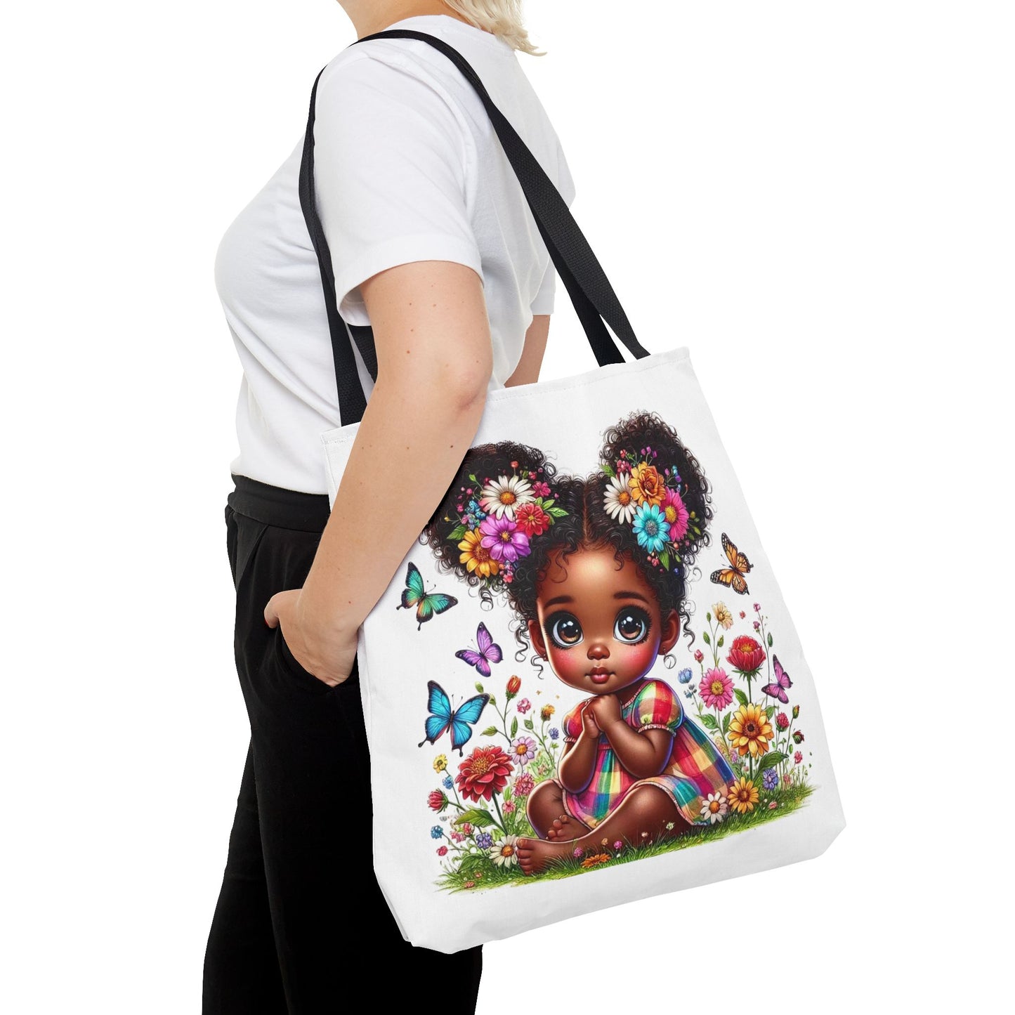🌸 Niña de las Flores – Bolso de mano adorable y colorido para todas las edades 🌼