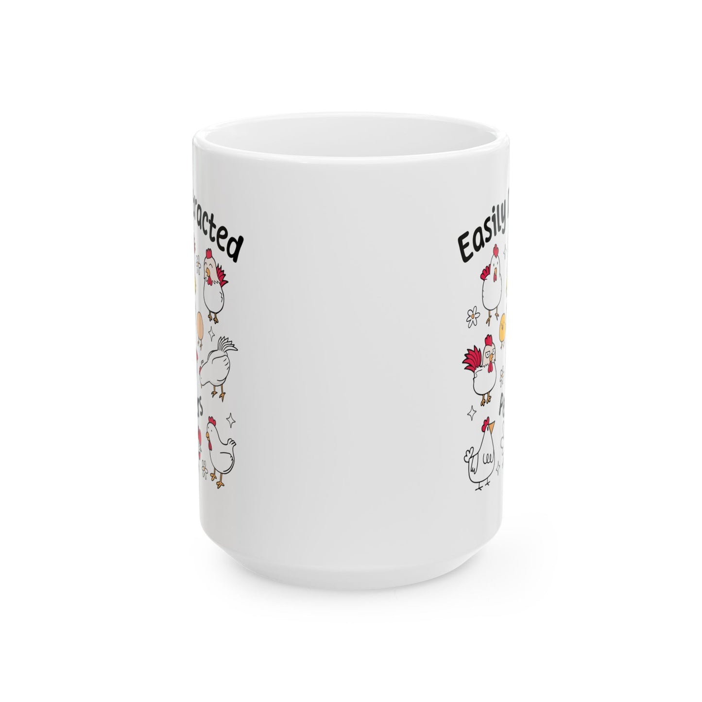 🐔 Funny Chicken Mug – Quirky Hens, Eggs & Daisies for the Chicken Obsessed! 🌼🥚