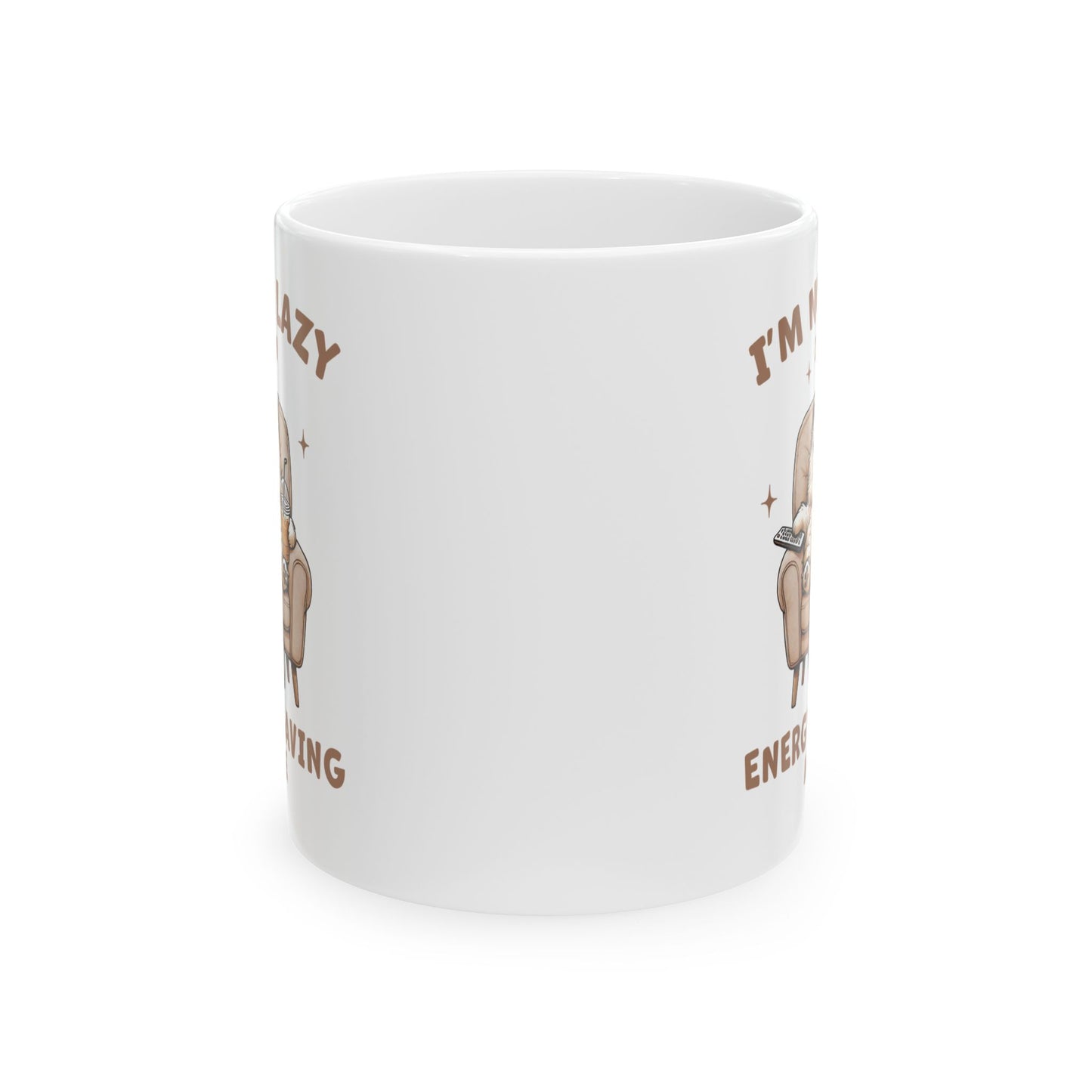 🐾 No soy perezoso, estoy en modo ahorro de energía – Divertida taza de café de gato para amantes de los gatos 😸