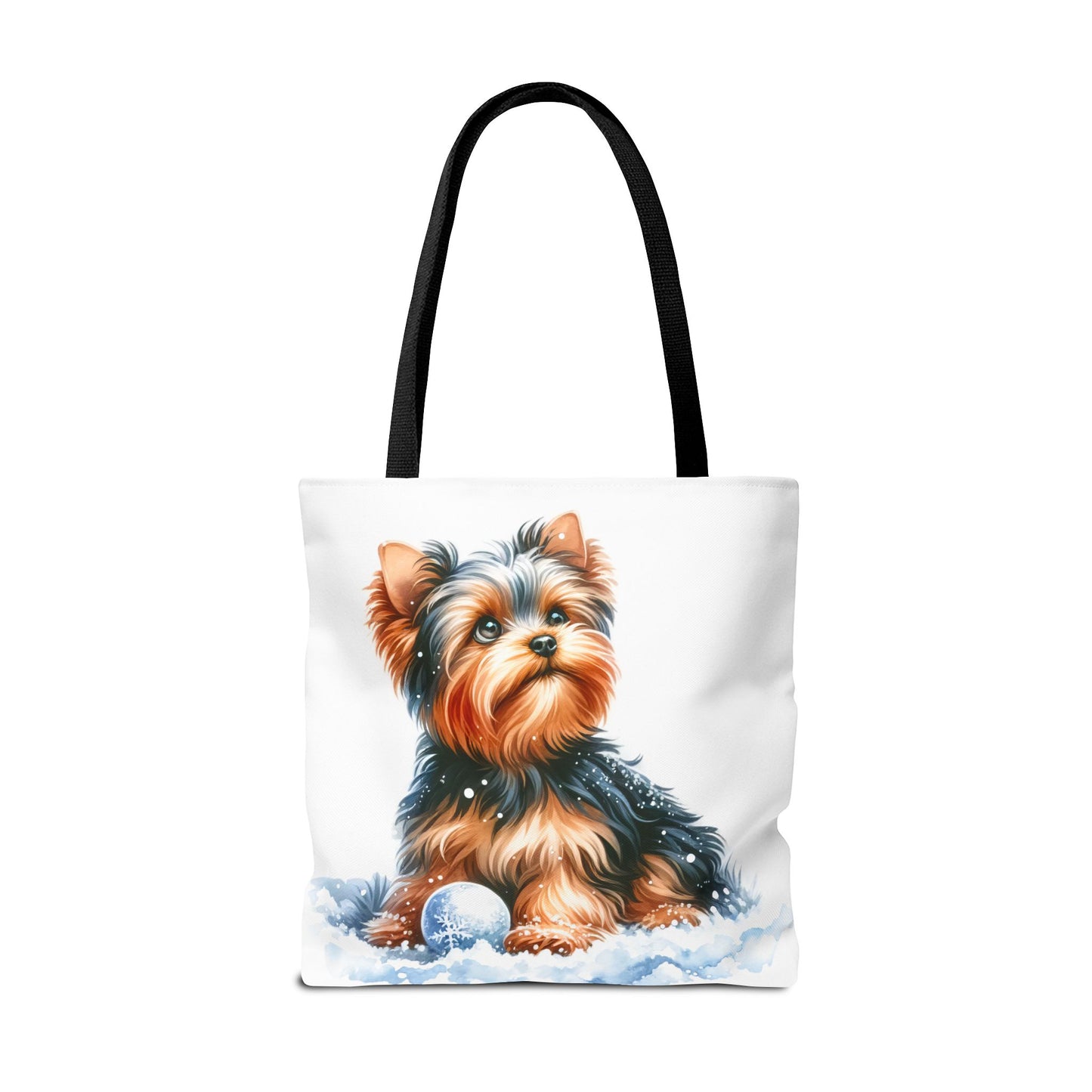 ❄️ Yorkie in Snow Tote Bag – Winter Cuteness with a Side of Sass 🐾👜