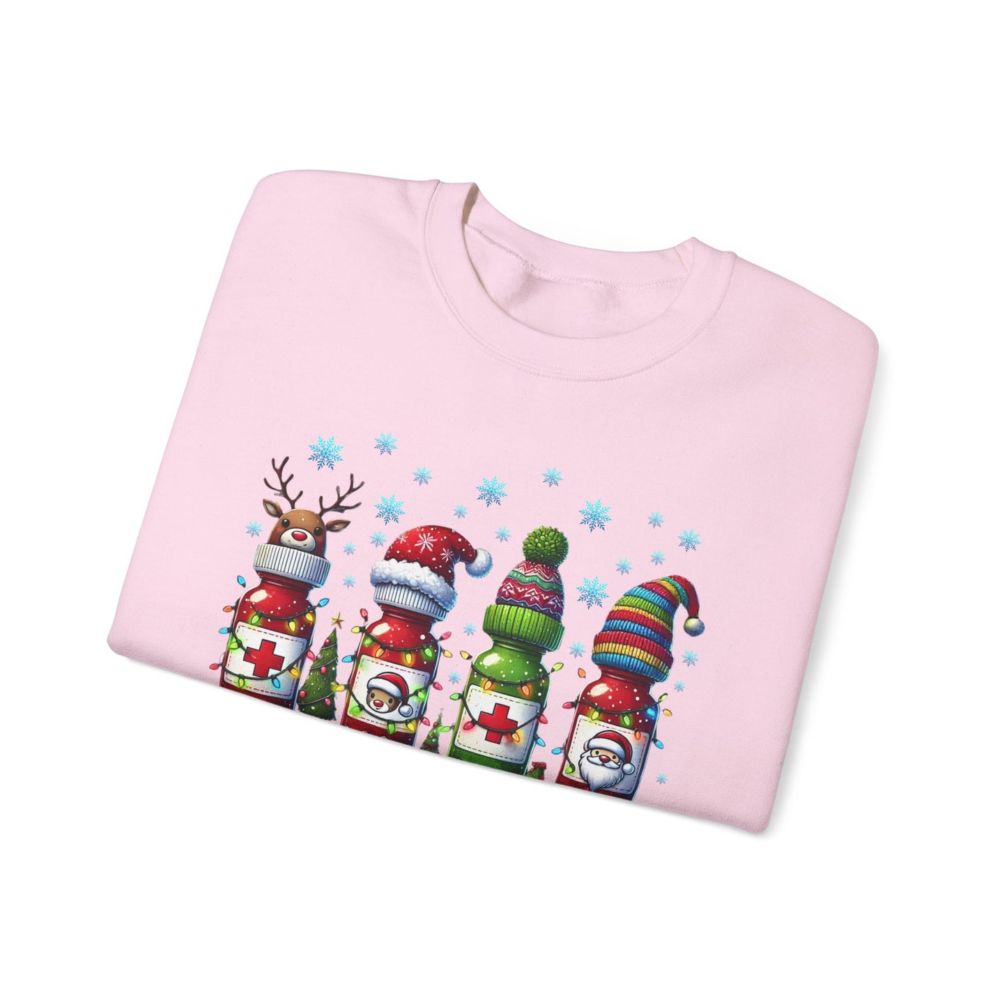 🎄🩺 Nurse Crew Holiday Sweatshirt – Festive Crewneck for Healthcare Heroes