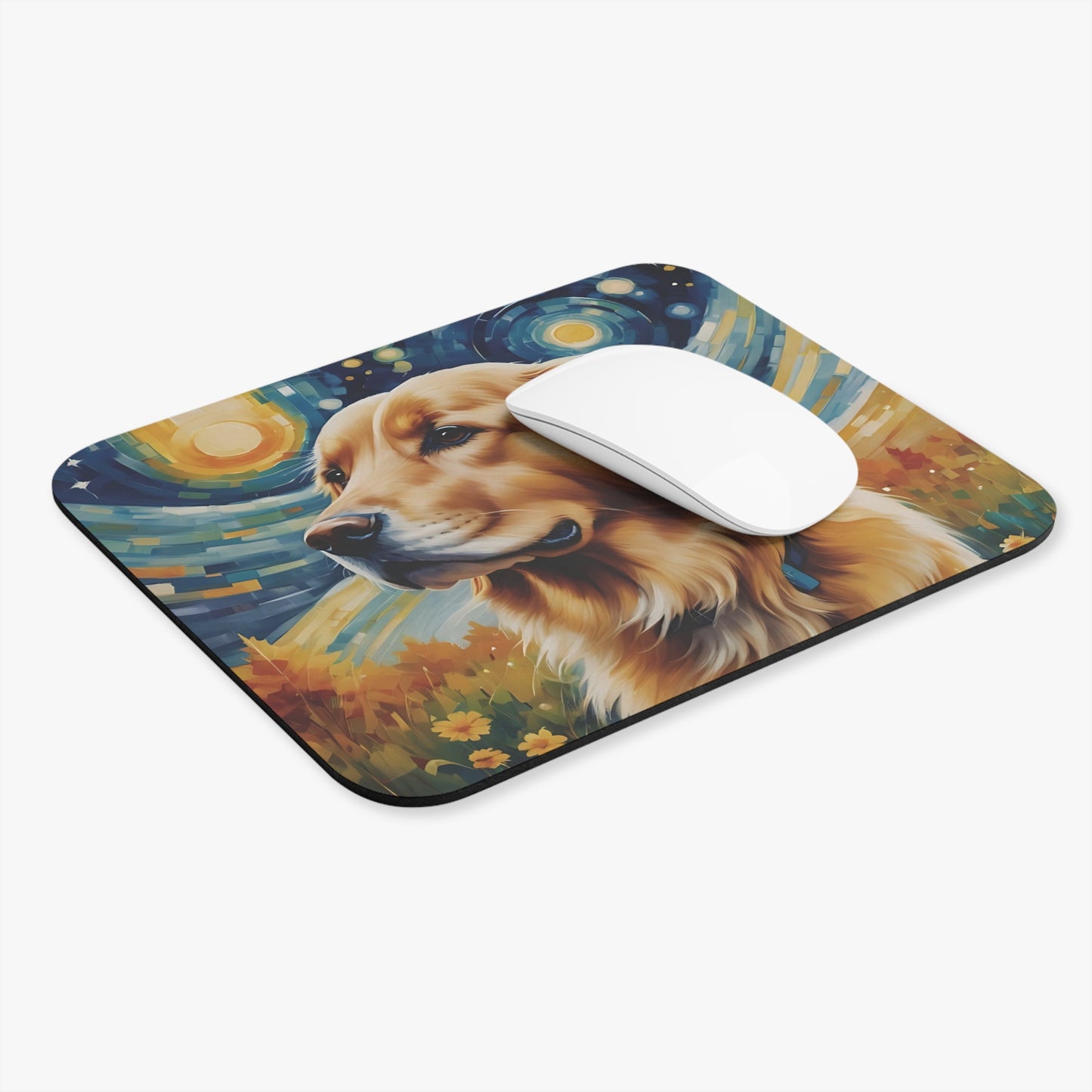 Alfombrilla de ratón Golden Retriever: la fiel compañera de tu escritorio