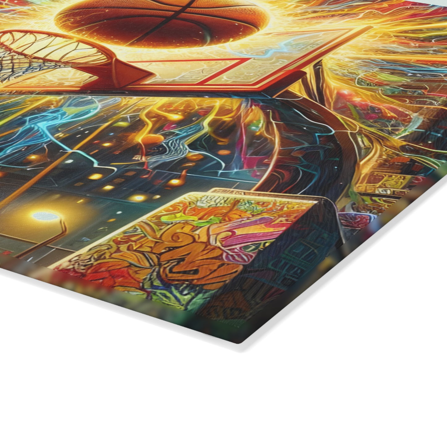 🏀💥 Basketball Explosion Cutting Board – Slam Dunk Style for Your Kitchen 🎨