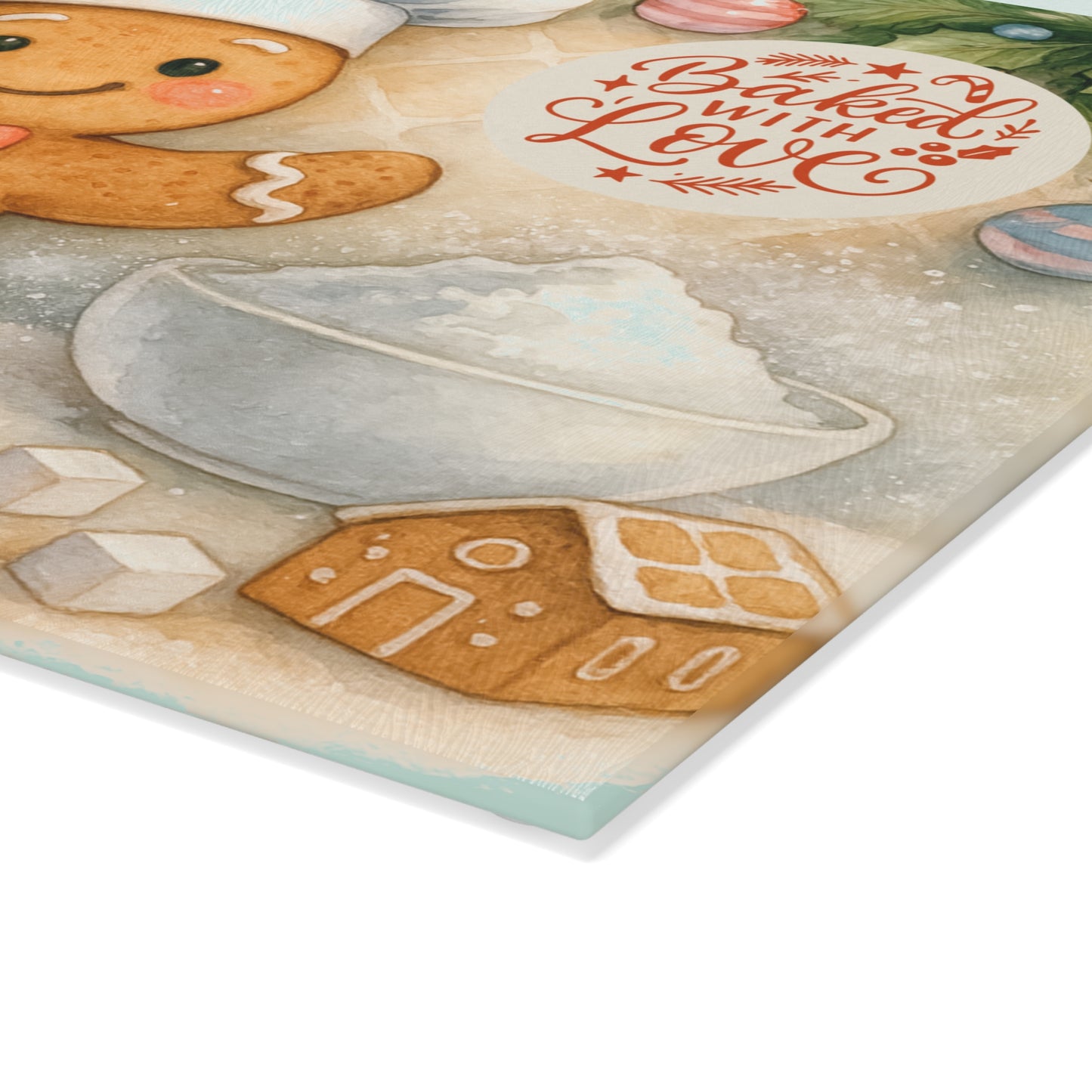 🍪🎄 Gingerbread Chef Cutting Board – Baked with Love Holiday Charm ✨❄️