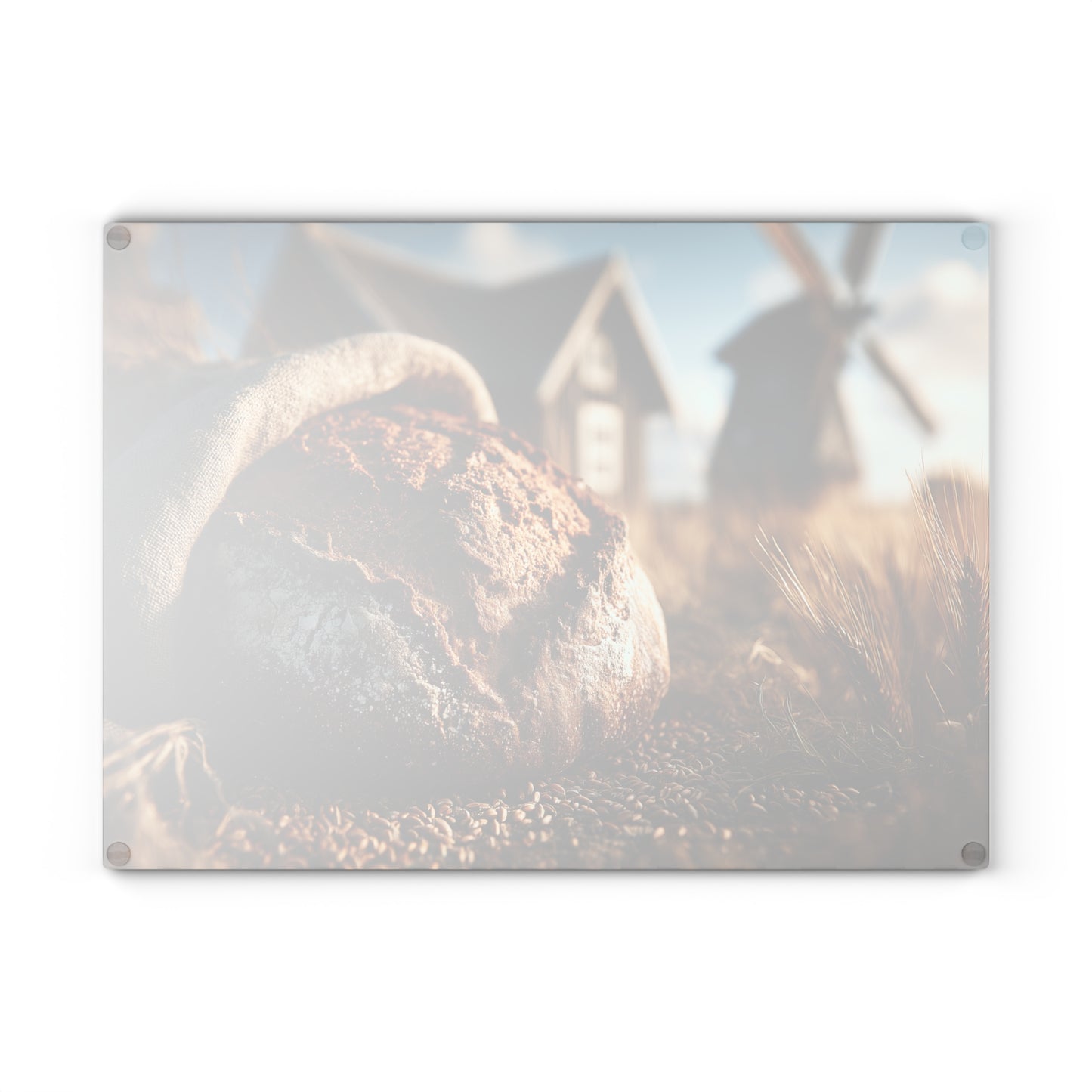 🍞🌾 Rustic Artisan Bread Cutting Board – Farmhouse Charm Meets Everyday Functionality 🌻