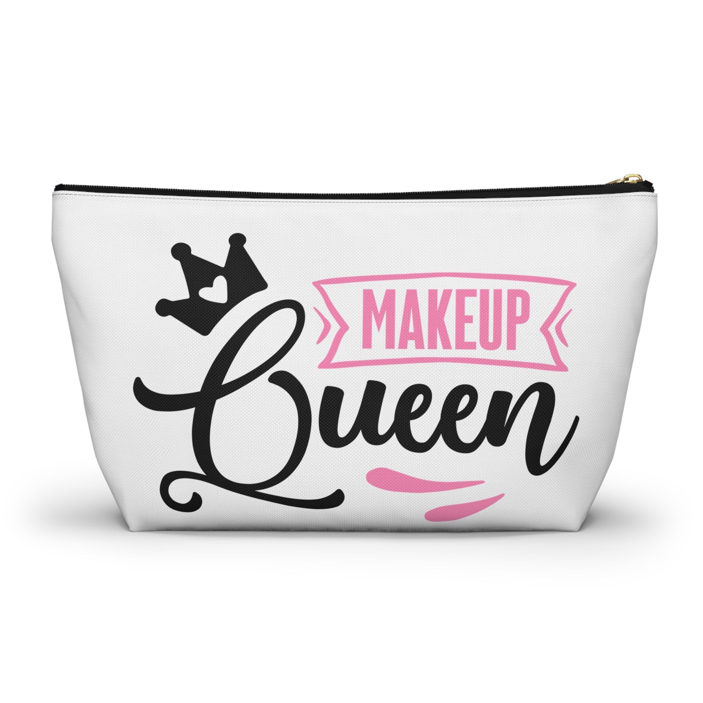 Accessory Pouch – "Makeup Queen" Pink Makeup Bag
