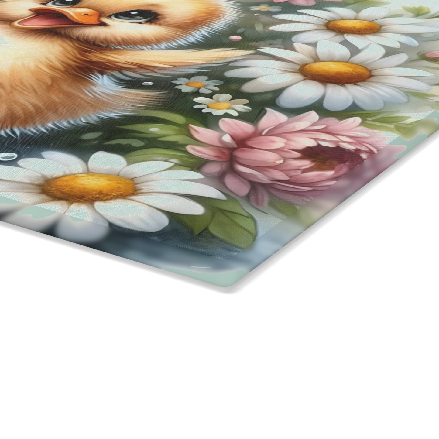 🐥🌸 Cheerful Duckling Cutting Board – Playful Springtime Charm for Your Kitchen 🌼✨