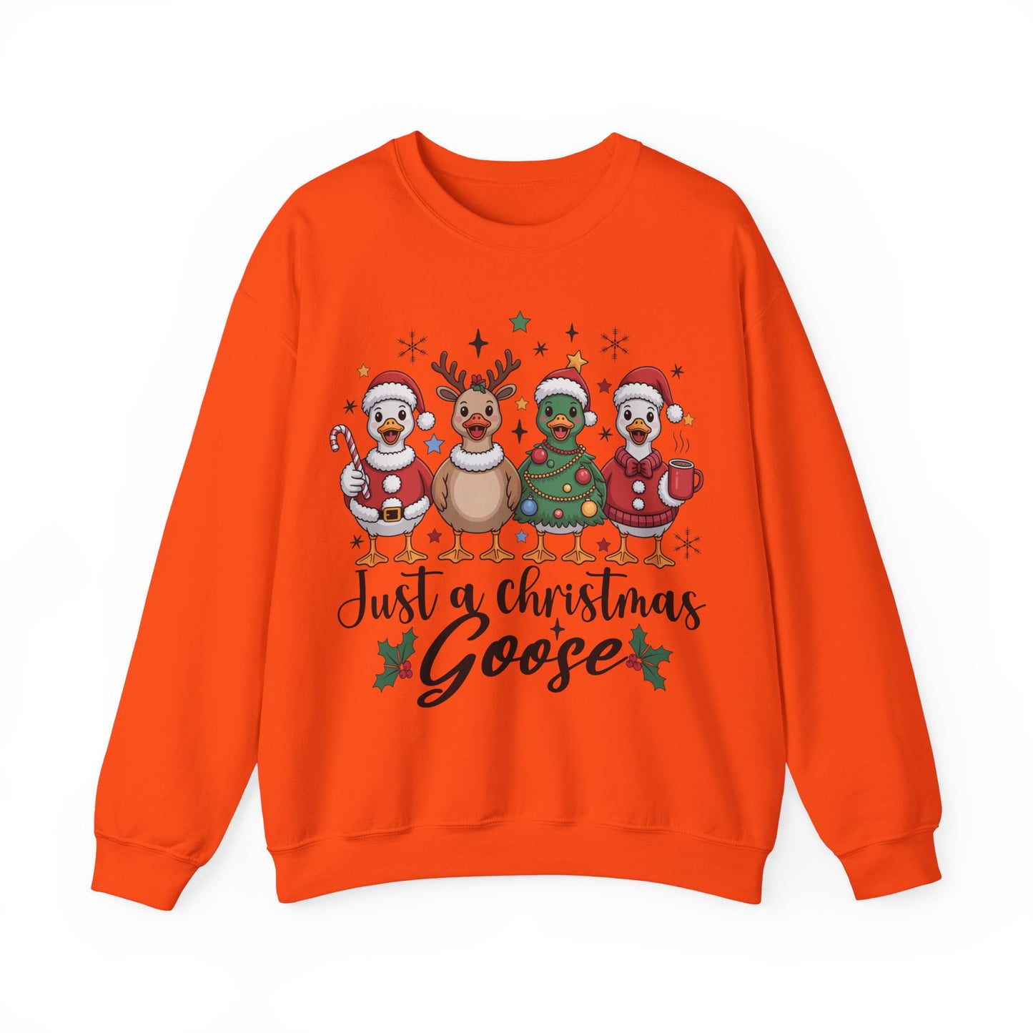 🎄🦆 Christmas Ducks Sweatshirt – Funny Holiday Farm Animal Crewneck 🎁