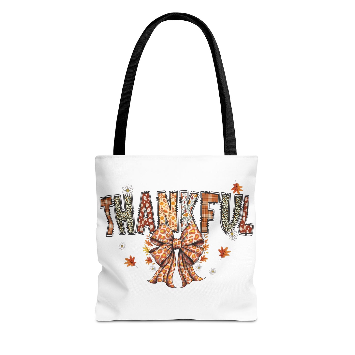 🧡 Thankful Tote Bag – Leopard Prints & Autumn Vibes in One Cozy Carryall 🍁