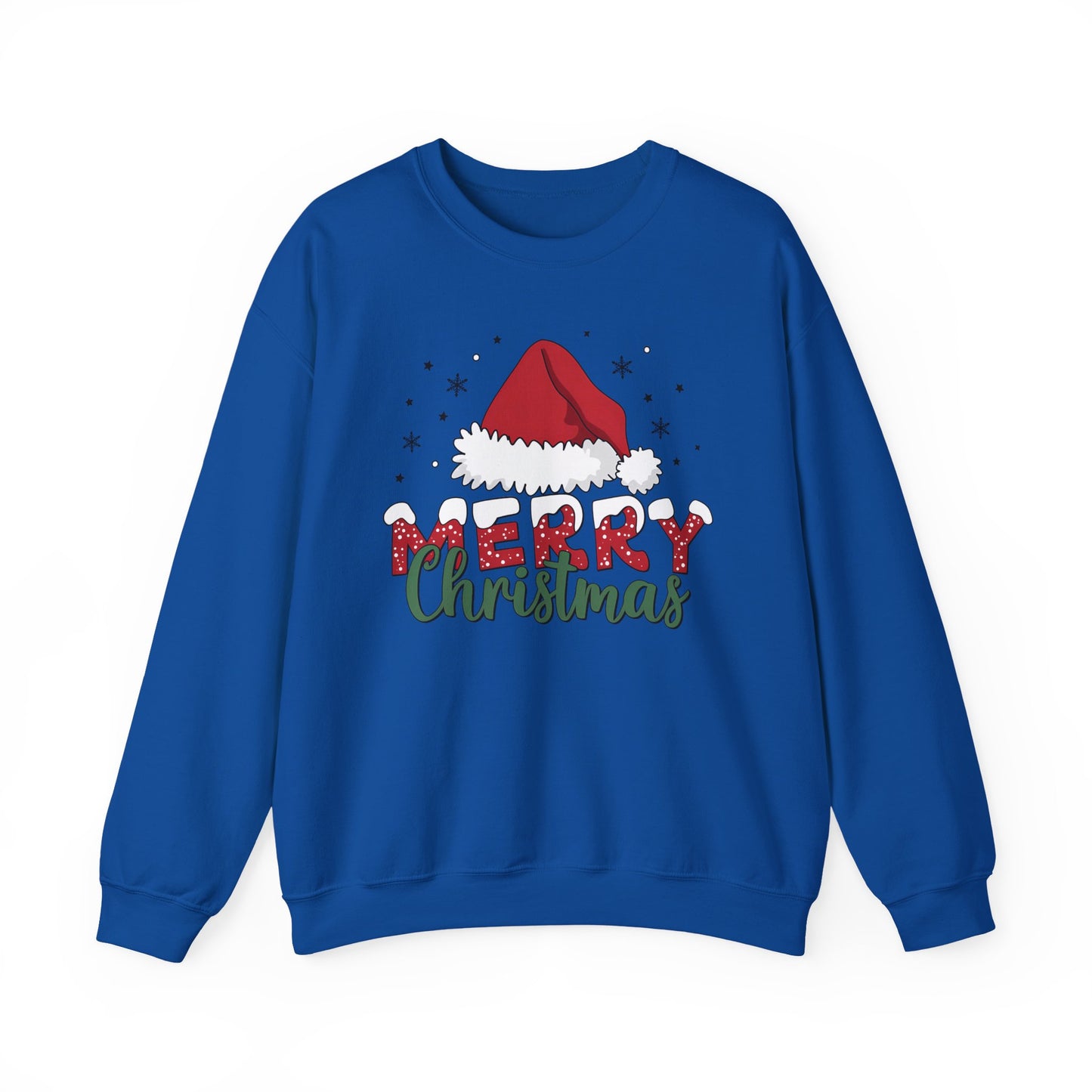🎅✨ Merry Christmas Santa Hat Sweatshirt – Classic Festive Holiday Style