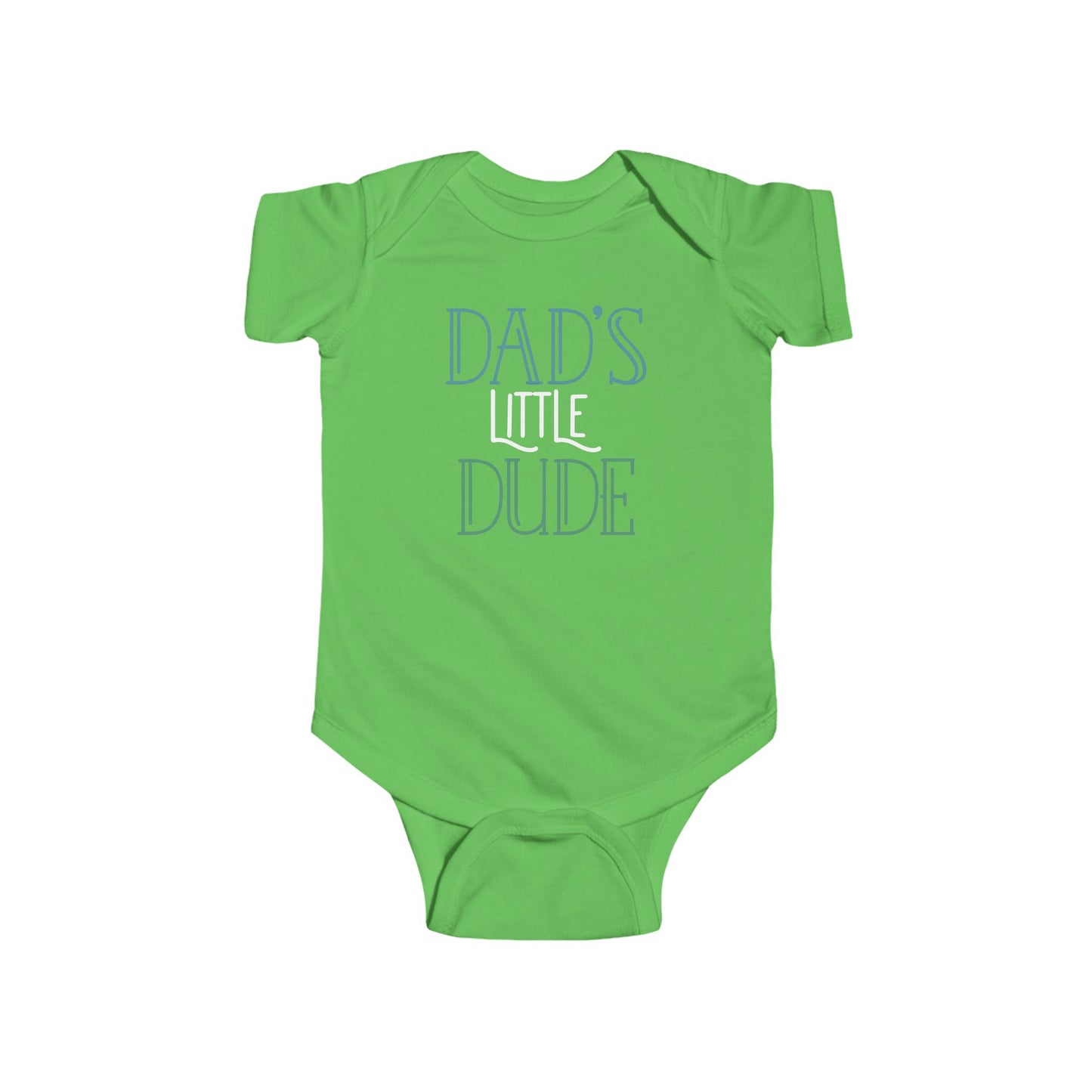Dad’s Little Dude Baby Onesie – Cool Baby Bodysuit for Boys