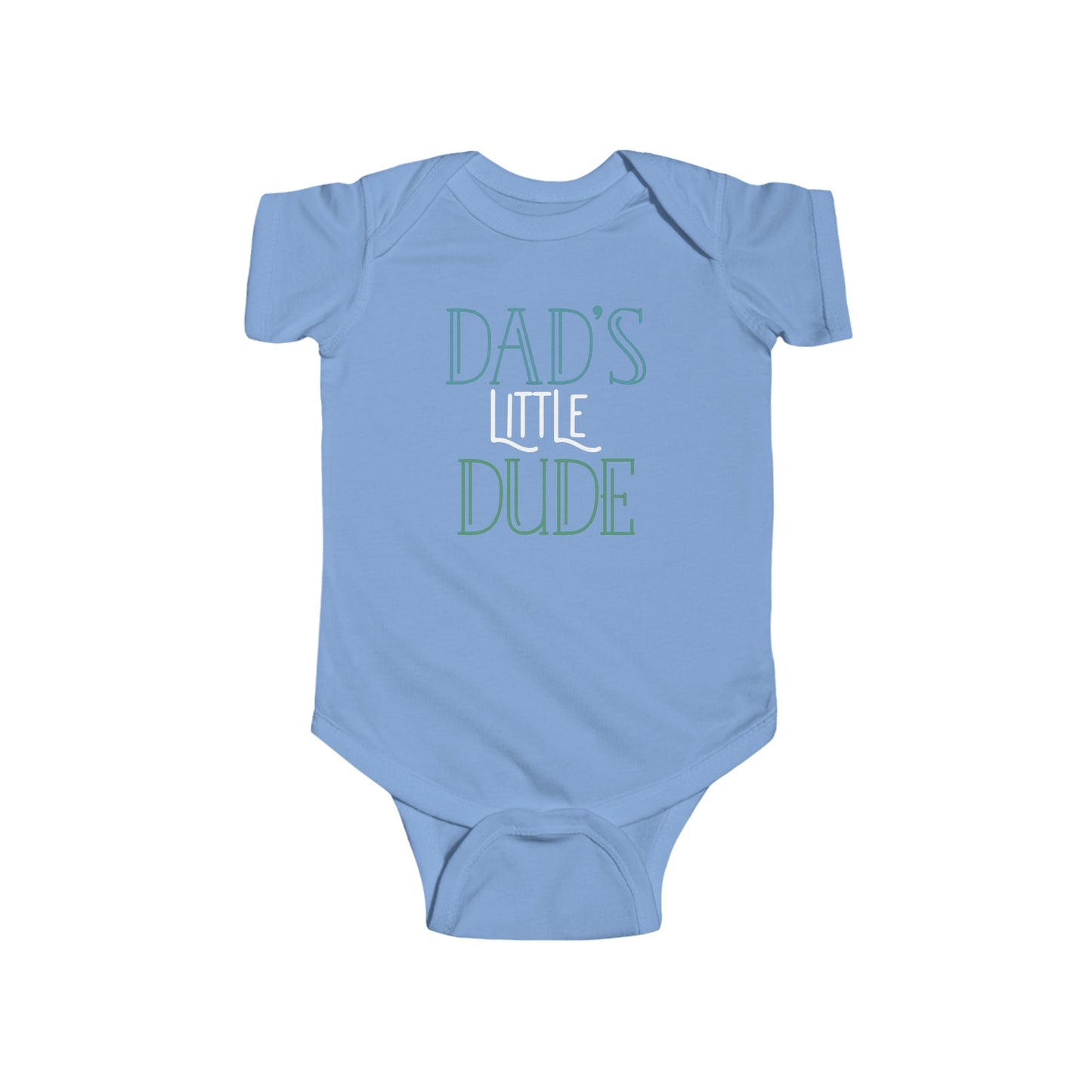 Dad’s Little Dude Baby Onesie – Cool Baby Bodysuit for Boys