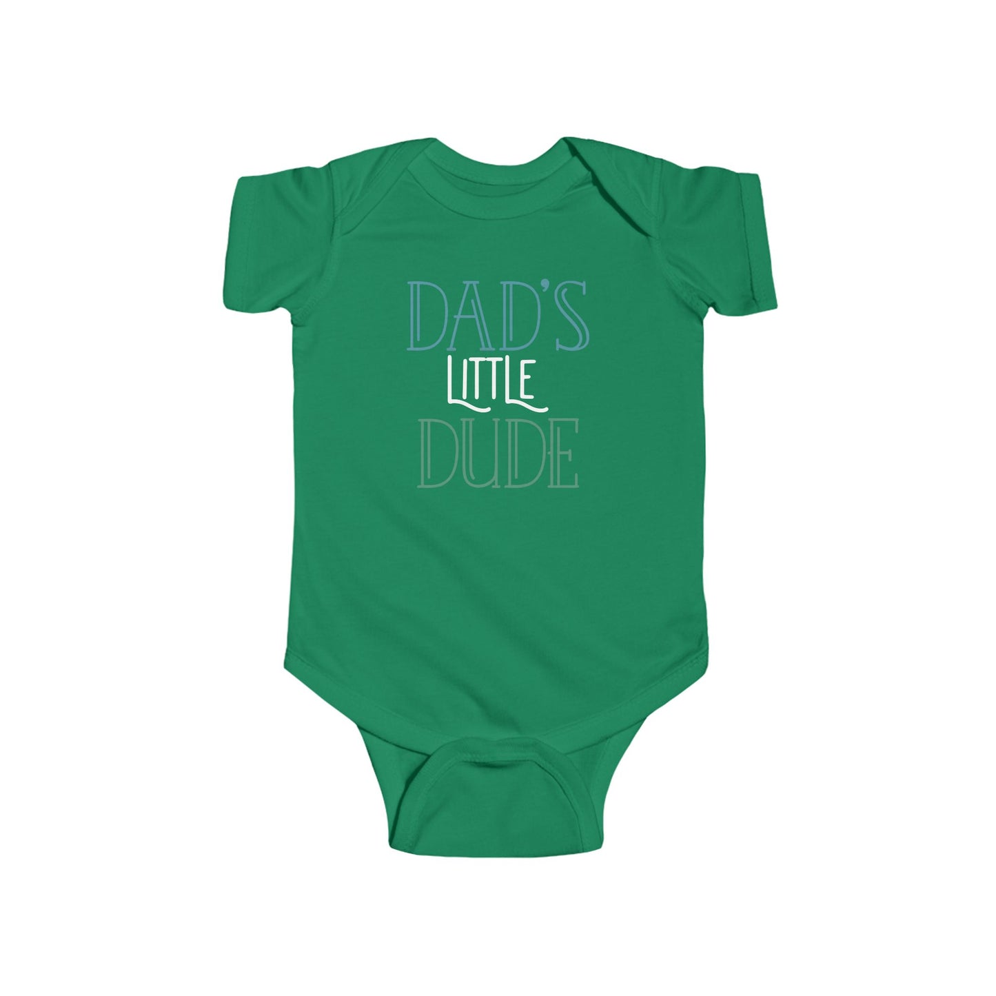 Dad’s Little Dude Baby Onesie – Cool Baby Bodysuit for Boys