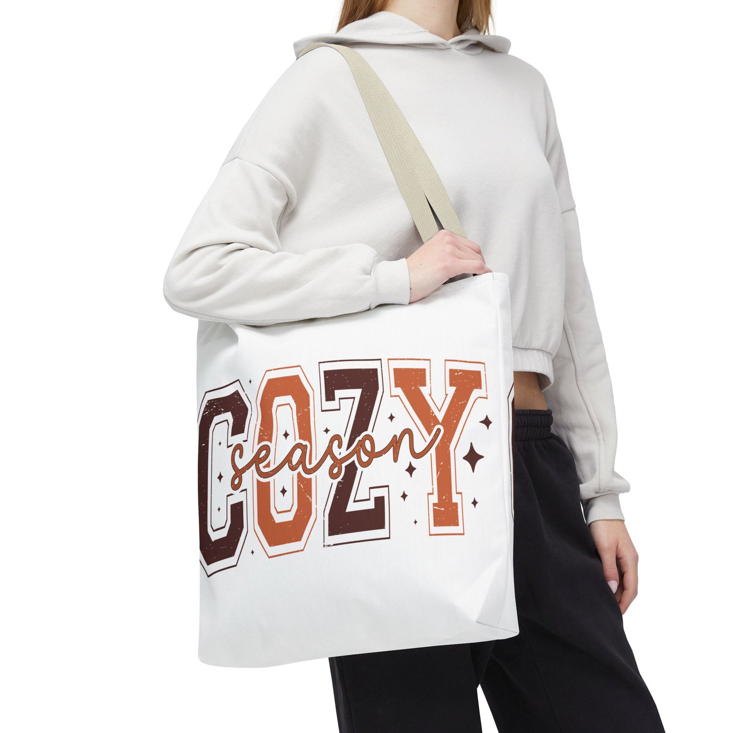 🍂 Cozy Season Tote Bag – Fall Vibes You Can Carry 🍁👜