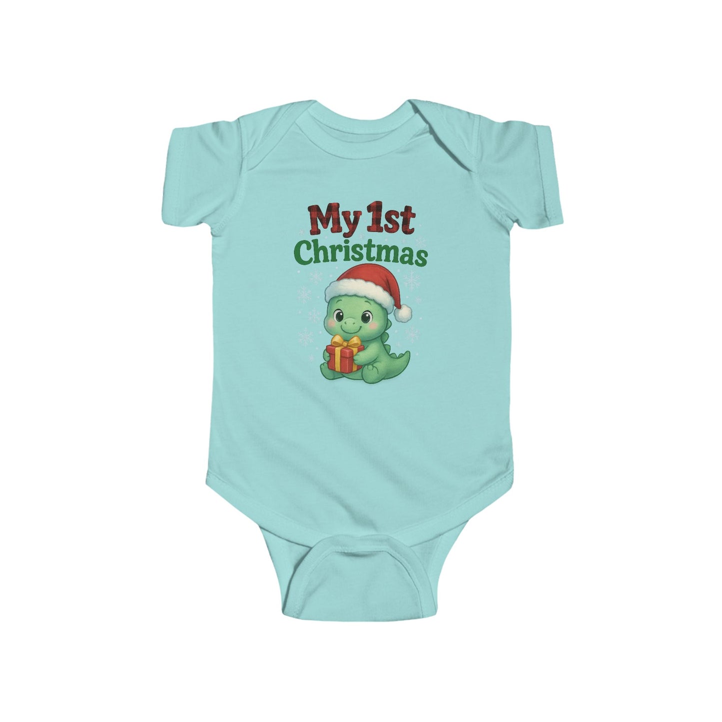 🎄🦕 My 1st Christmas Dinosaur Baby Onesie – Adorable Holiday Keepsake! 🍼✨