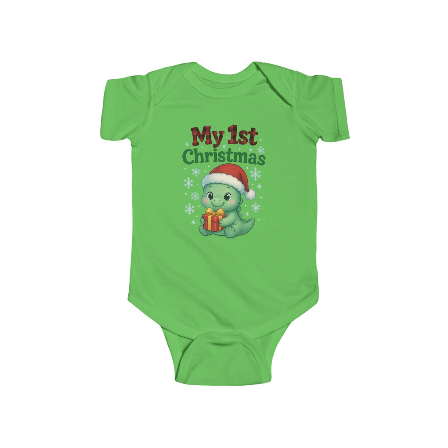 🎄🦕 My 1st Christmas Dinosaur Baby Onesie – Adorable Holiday Keepsake! 🍼✨