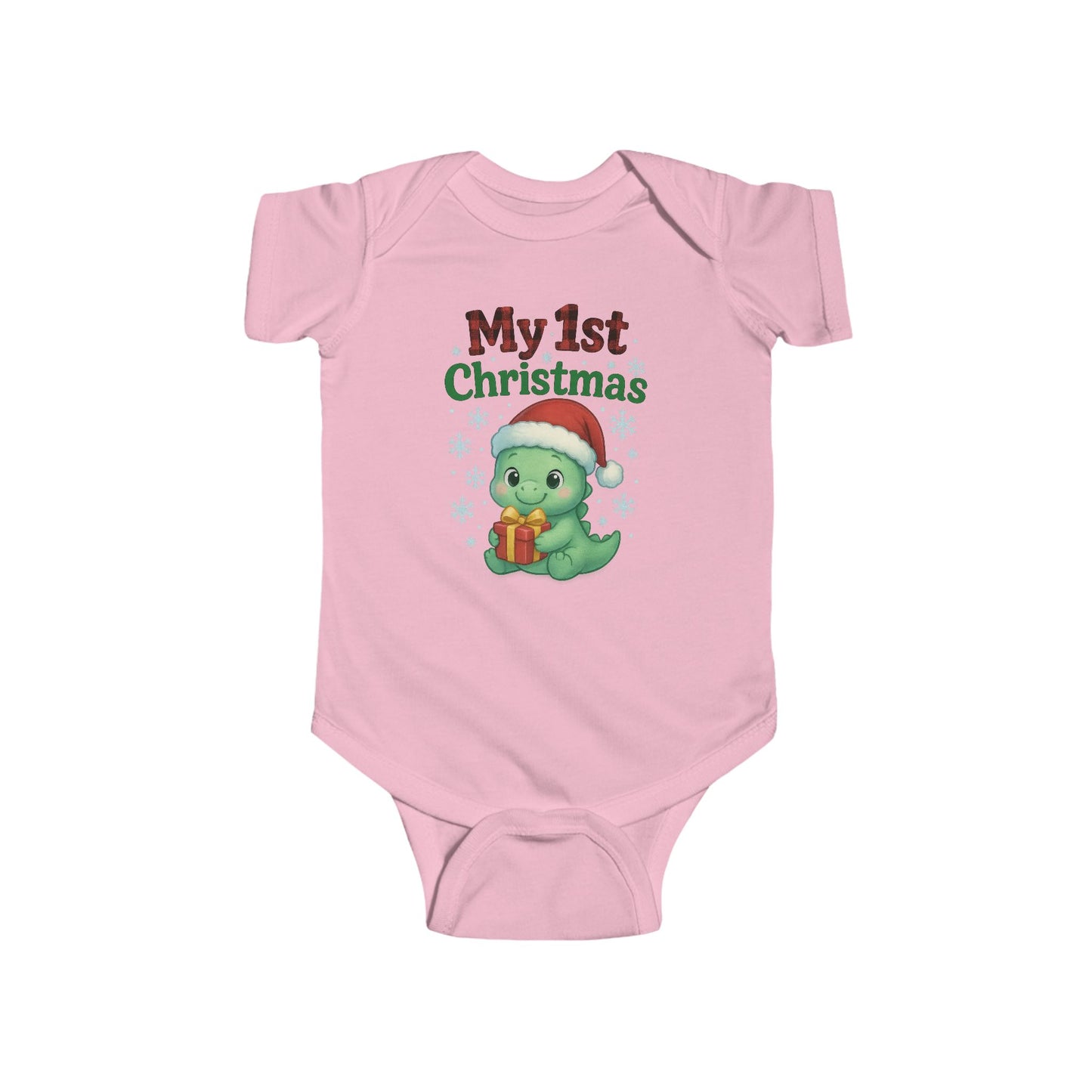 🎄🦕 My 1st Christmas Dinosaur Baby Onesie – Adorable Holiday Keepsake! 🍼✨