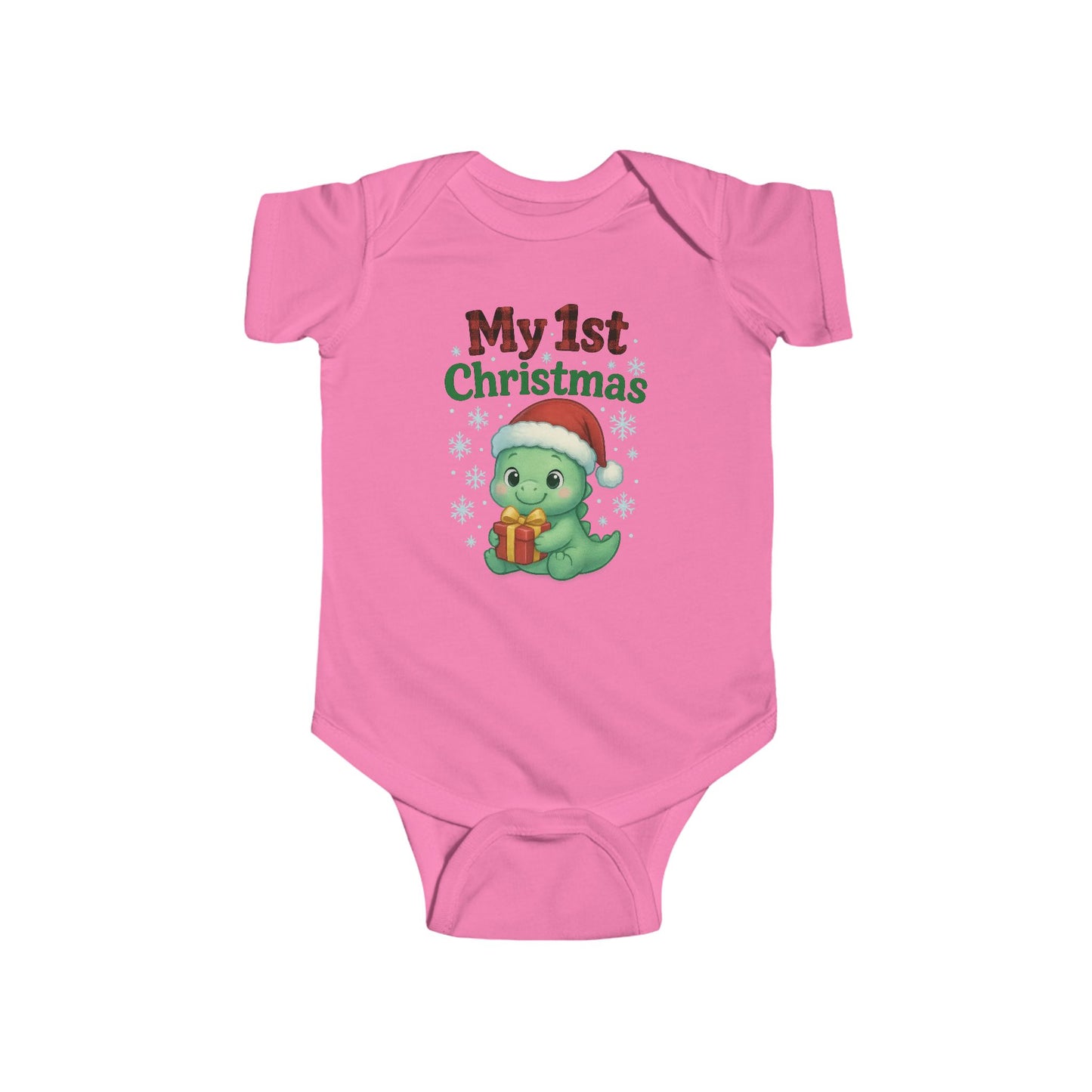 🎄🦕 My 1st Christmas Dinosaur Baby Onesie – Adorable Holiday Keepsake! 🍼✨