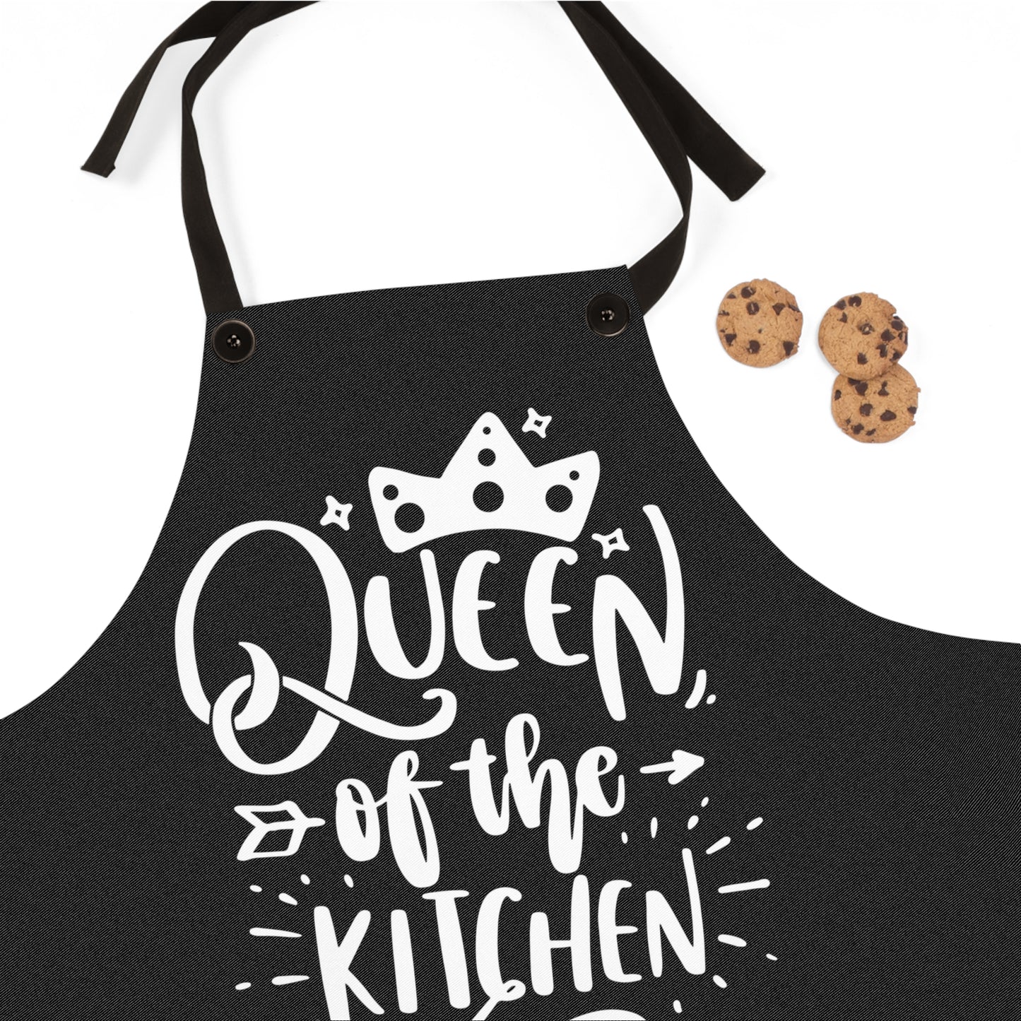 👑✨ “Queen of the Kitchen” Apron – Rule the Kitchen in Style and Sass