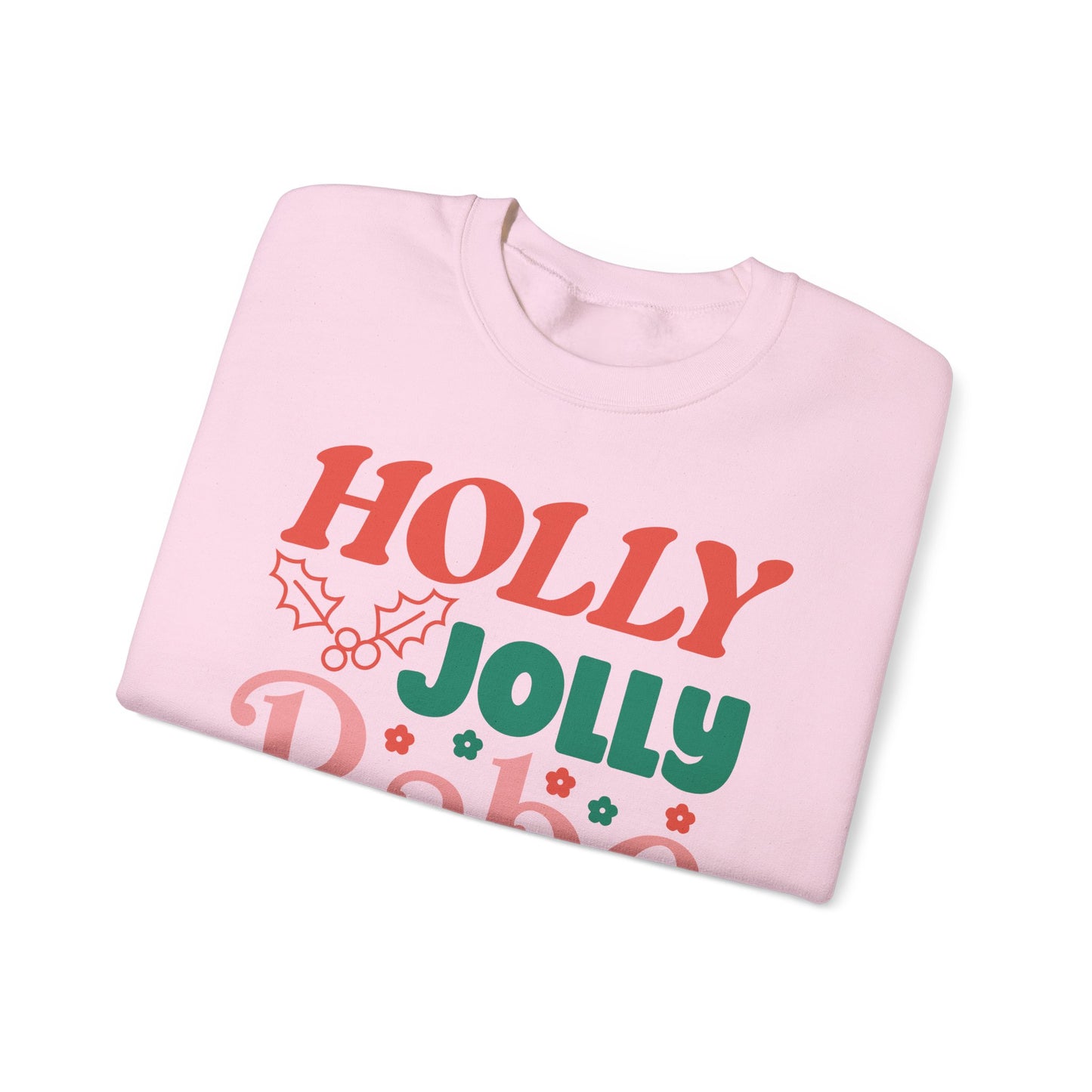 🎀✨ Holly Jolly Babe Retro Crewneck – Cute, Cozy & Festive