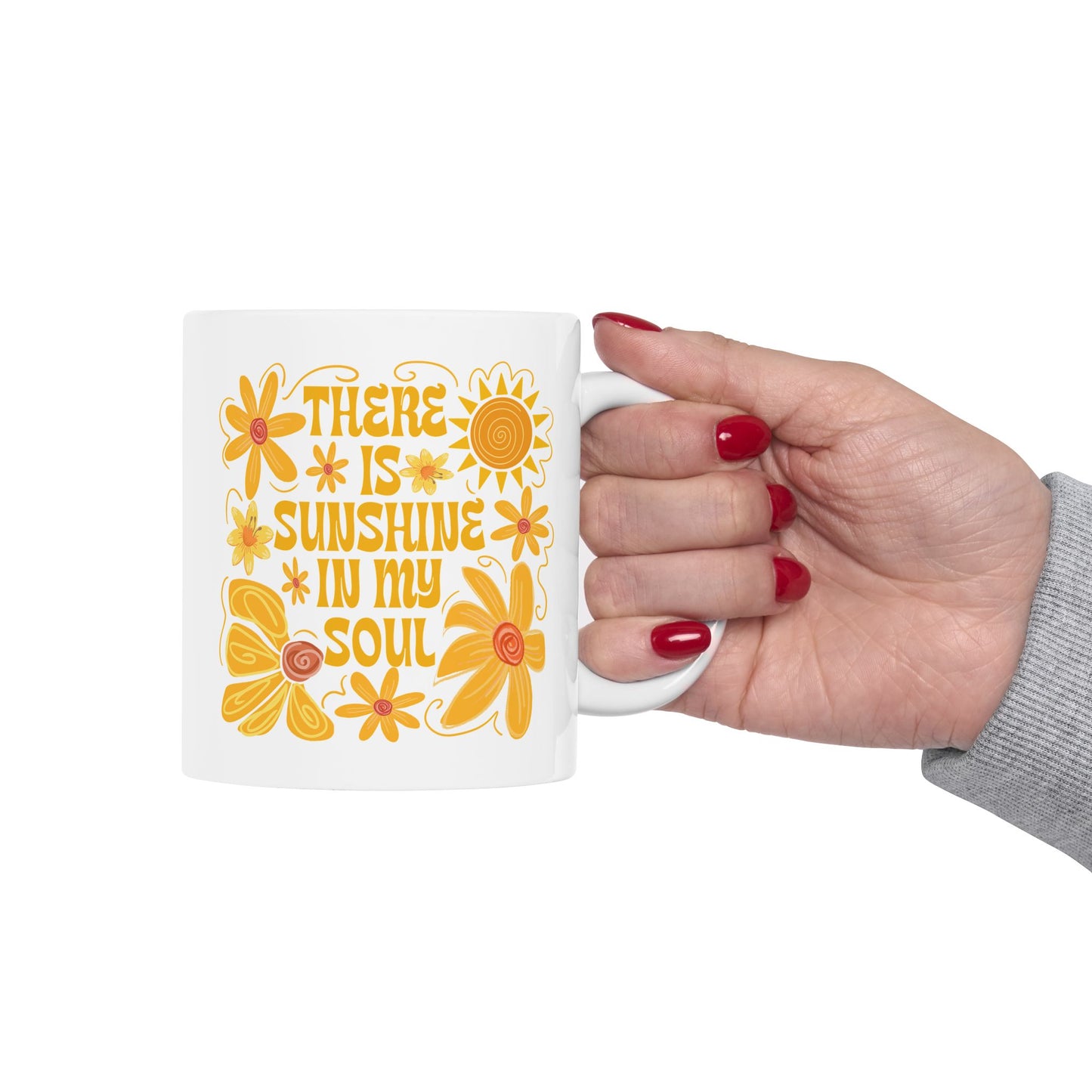 🌞 Sunshine in My Soul Mug – A Bright Start to Your Day! 🌻