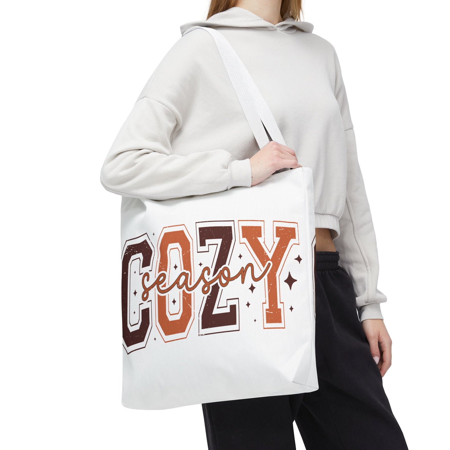 🍂 Cozy Season Tote Bag – Fall Vibes You Can Carry 🍁👜