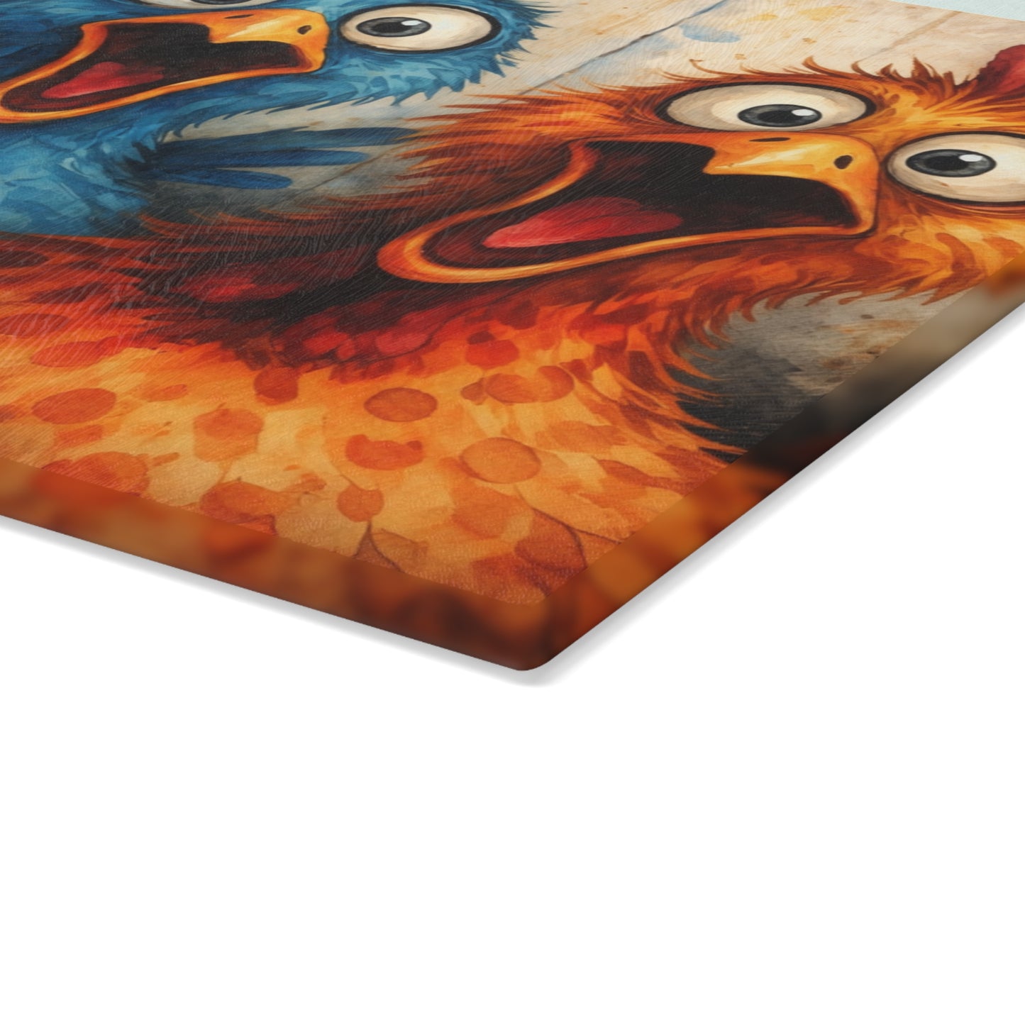Colorful Chicken Farmhouse Art