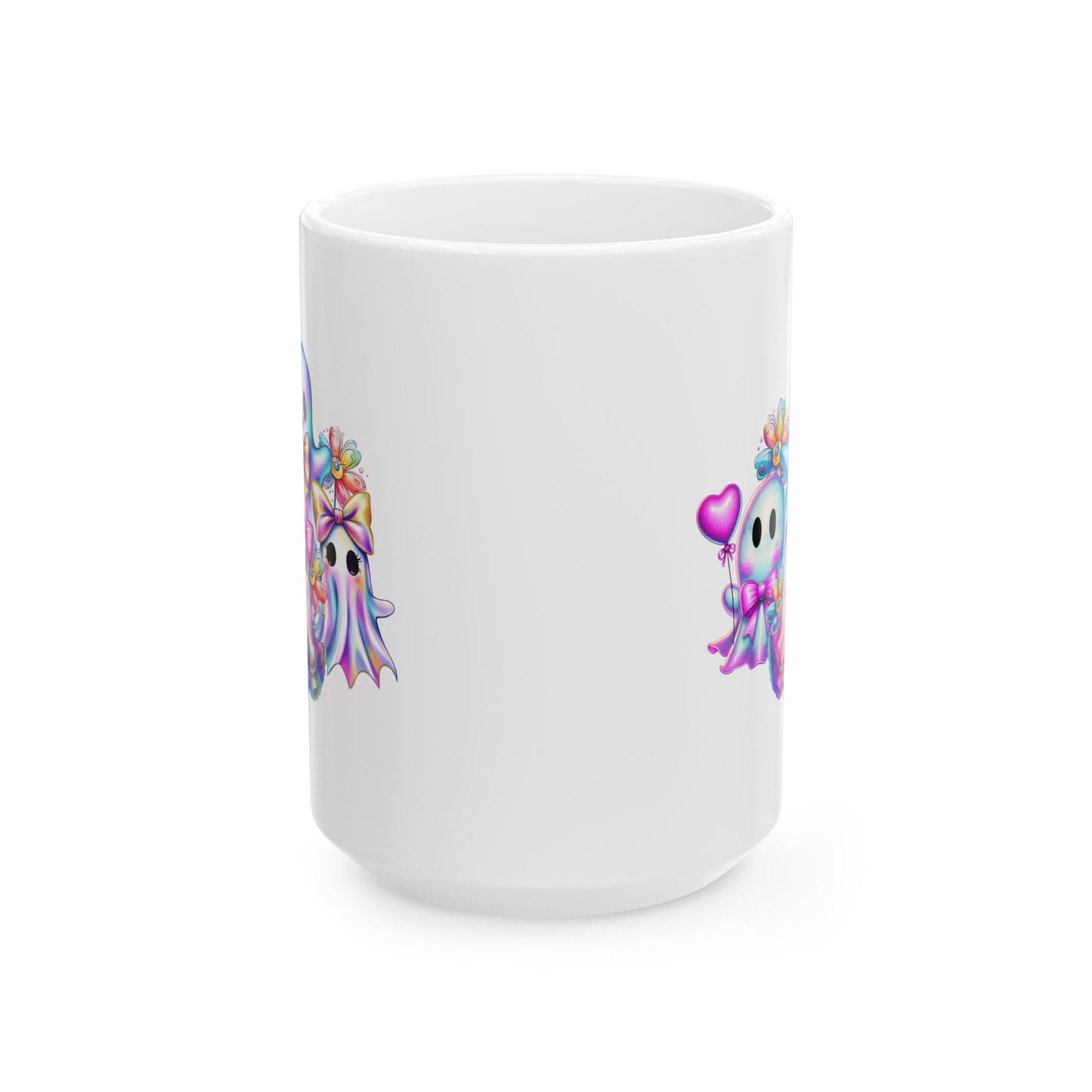 🎀👻 Kawaii Ghost Squad Mug – Spooky-Cute Sips for Every Season 💖