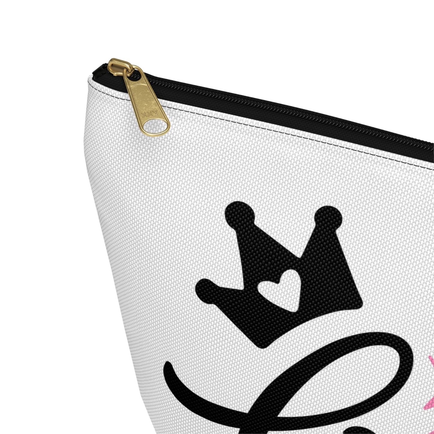 Accessory Pouch – "Makeup Queen" Pink Makeup Bag