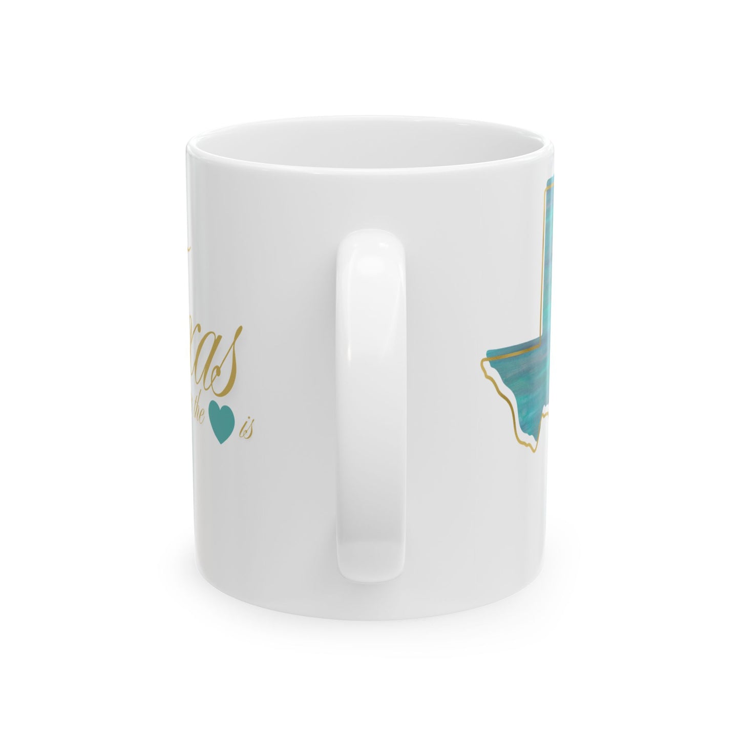 ☕ Home is Where the ❤️ Is – Texas Mug – Southern Pride in Every Sip 🤠