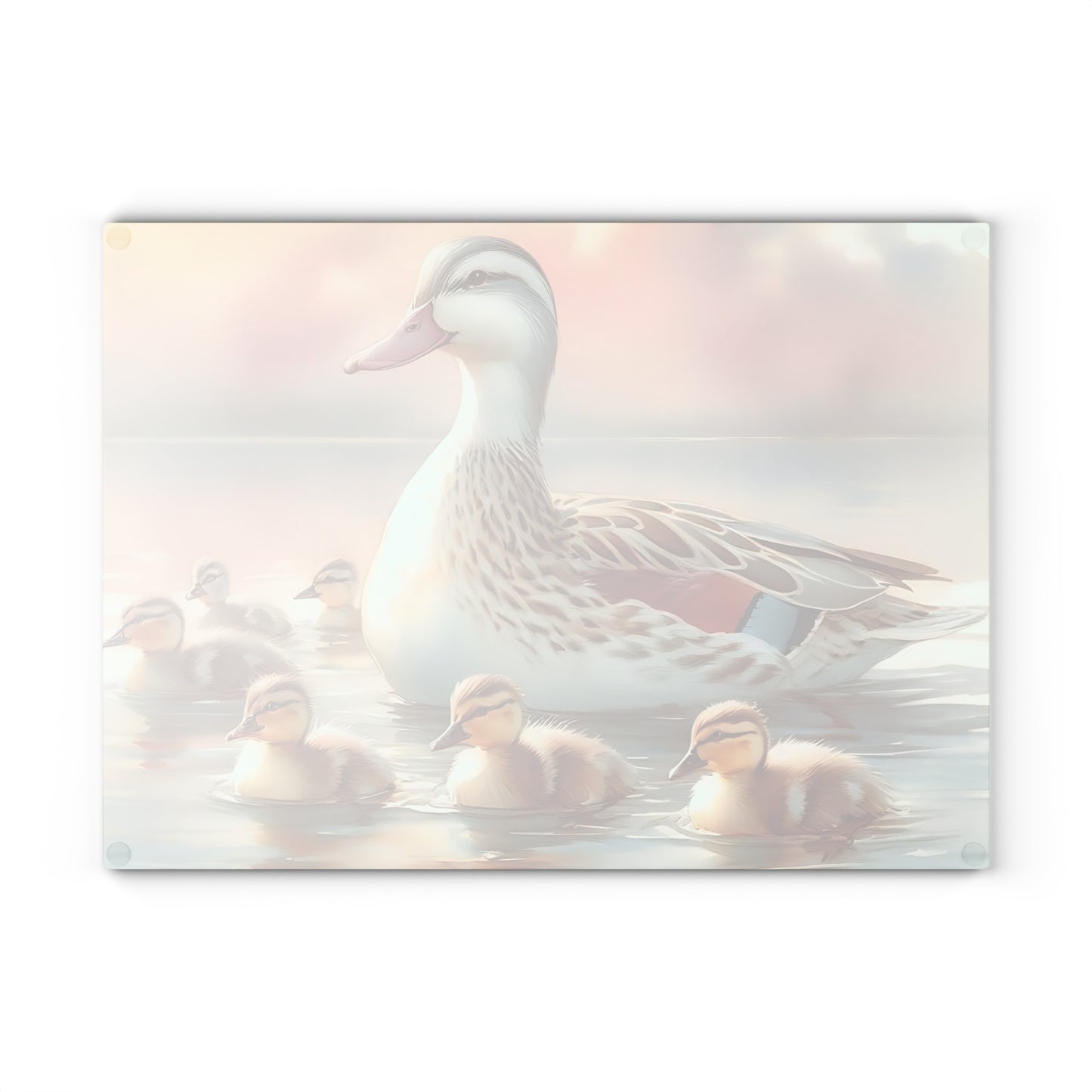 Tabla de cortar de vidrio con forma de pato, regalo de cocina único, tabla de charcutería, regalo para chef, regalo de aniversario, regalo de boda, utensilios de cocina, personalizado