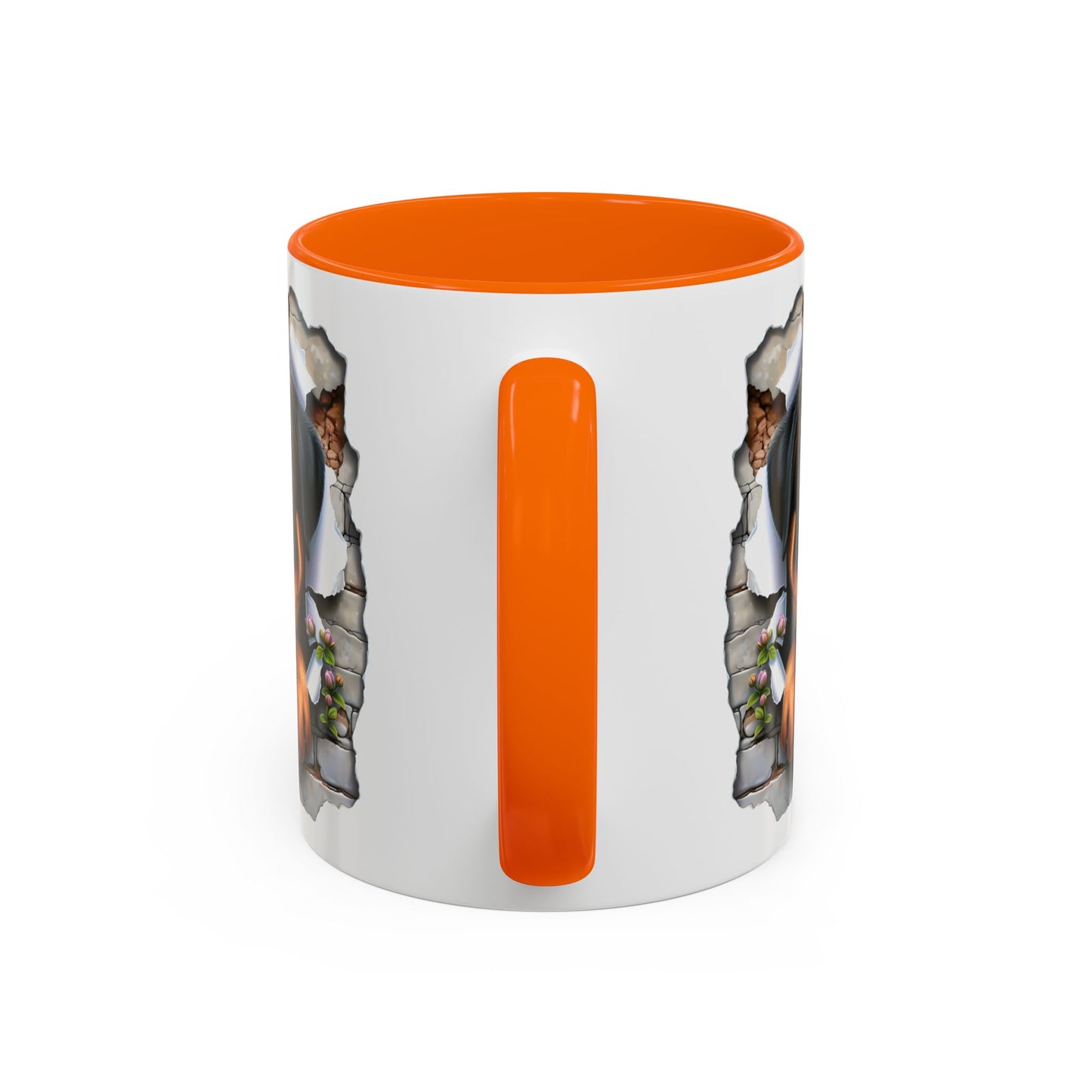🐾☕ Rottweiler Puppy Accent Mug – Sweet Breakthrough Pup Design ✨
