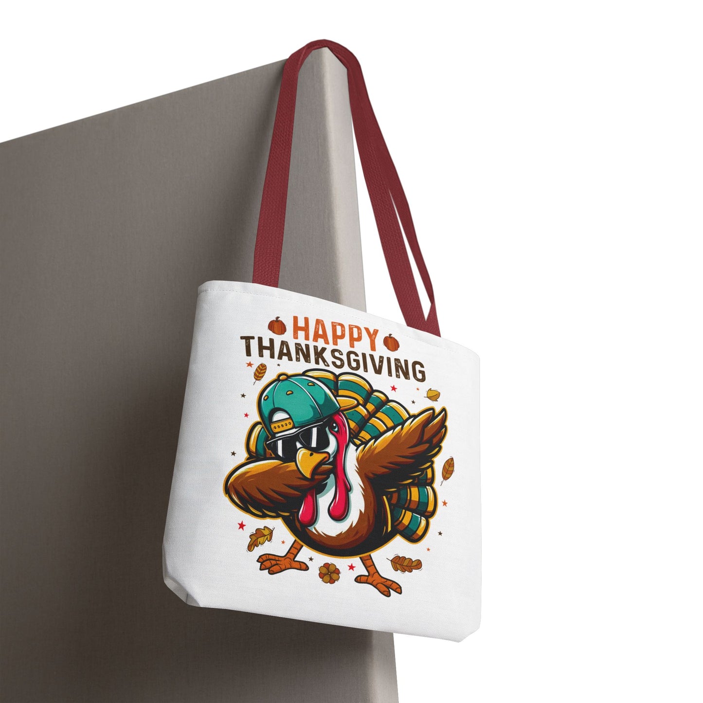 🦃 Dabbing Turkey Tote Bag – Thanksgiving Swagger with Holiday Humor